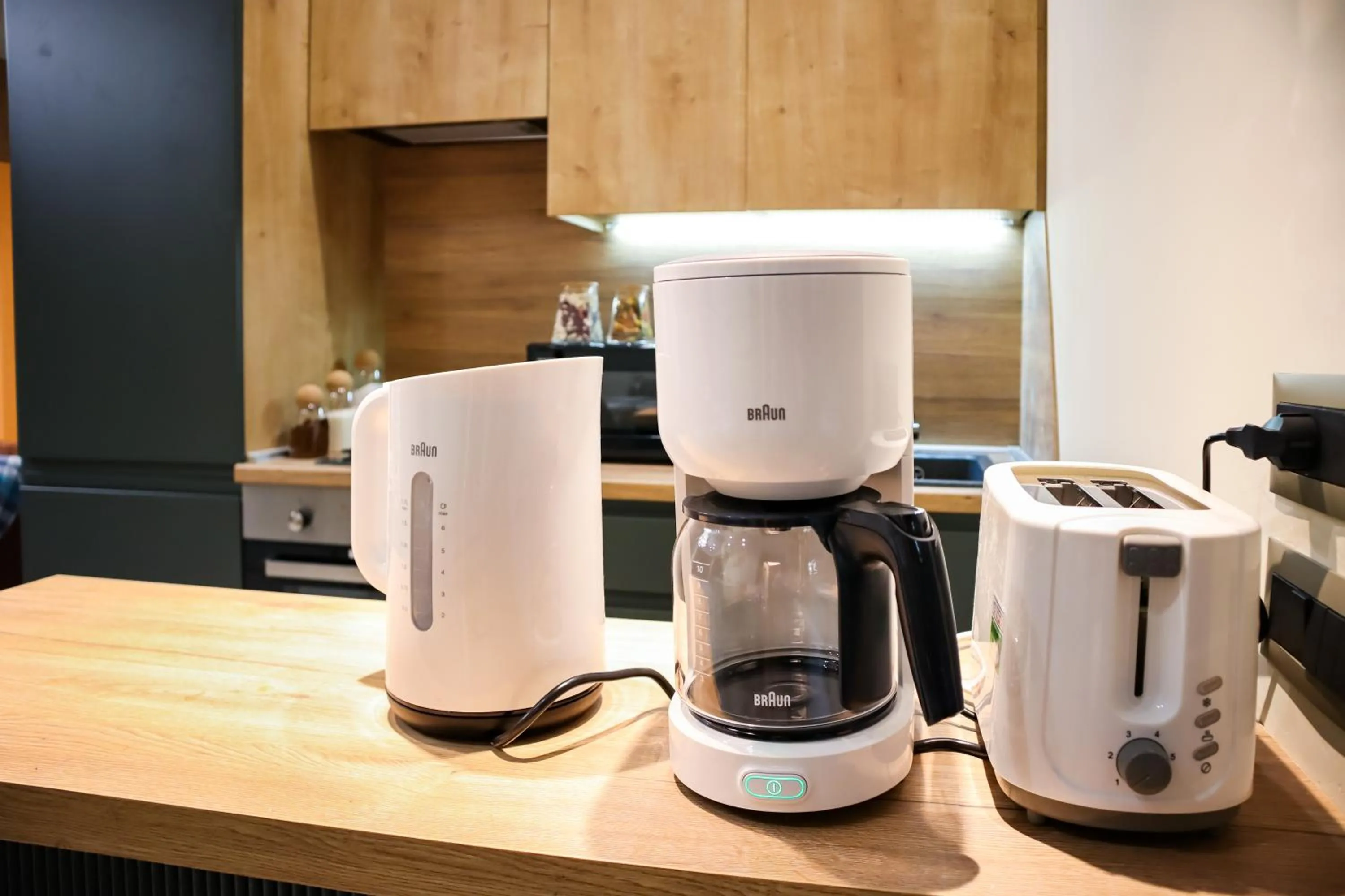 Coffee/tea facilities in hotelise I Escape Apartment
