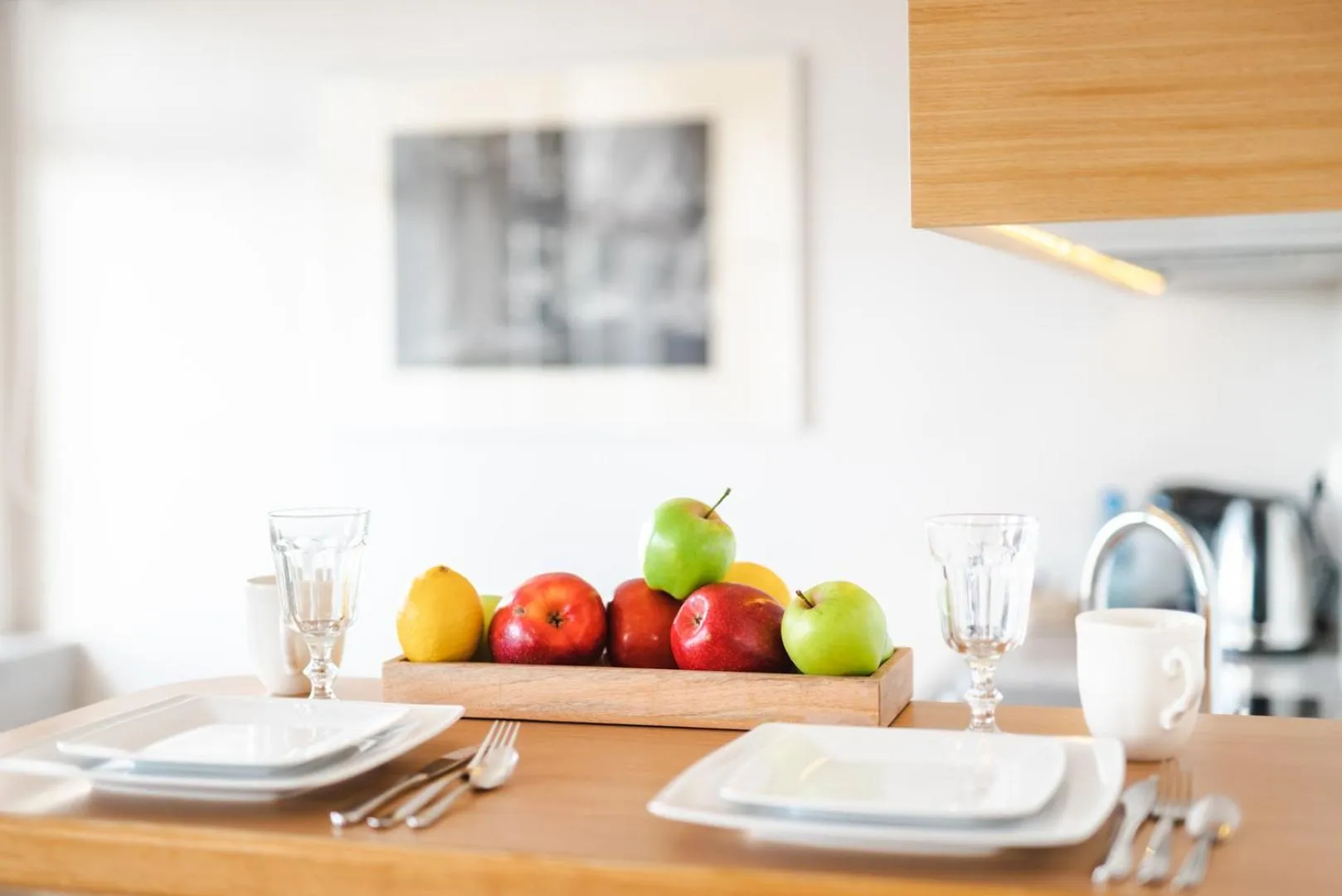 Kitchen or kitchenette in Hotel Marina Club Old Town View