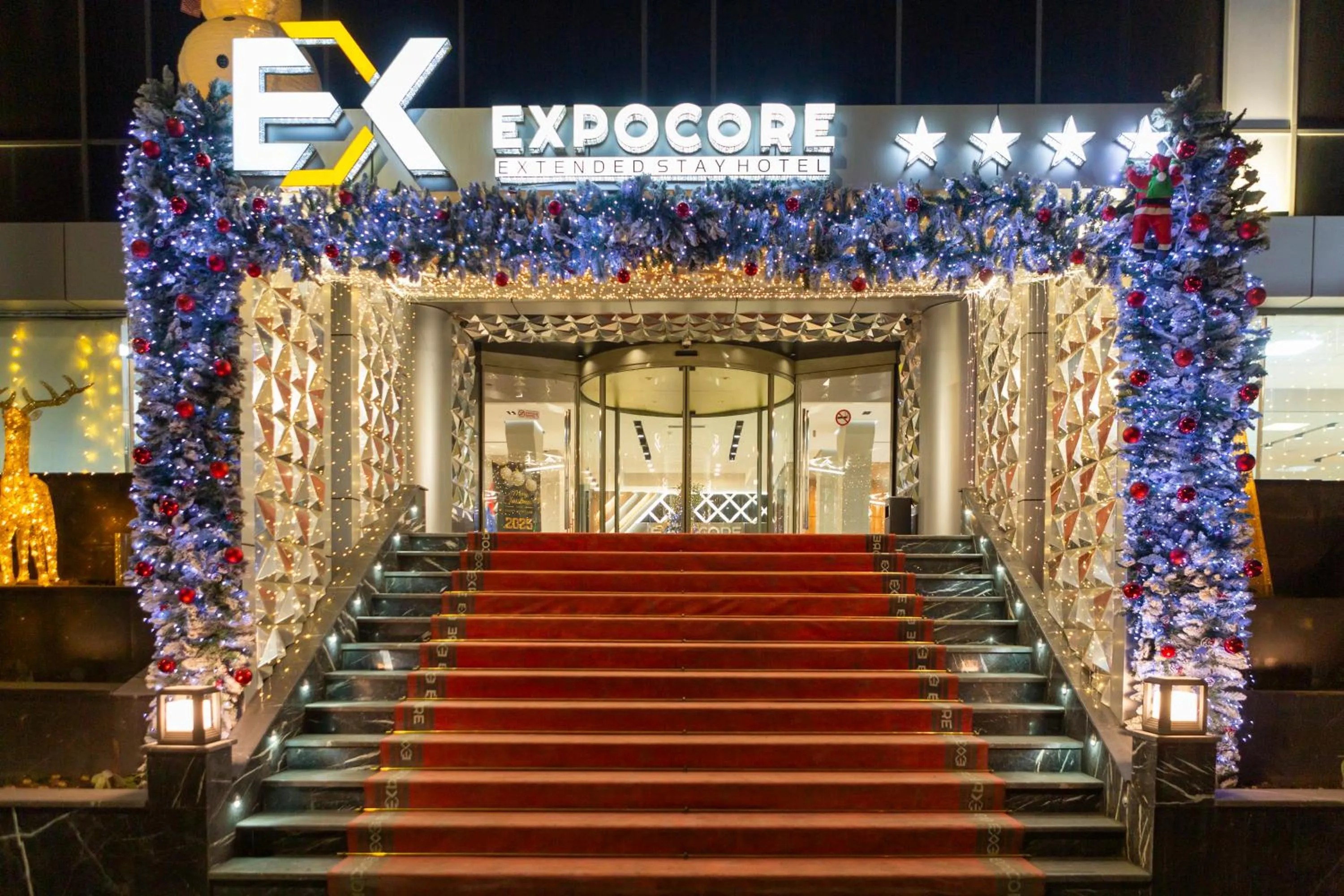 Facade/entrance in Expocore Hotel