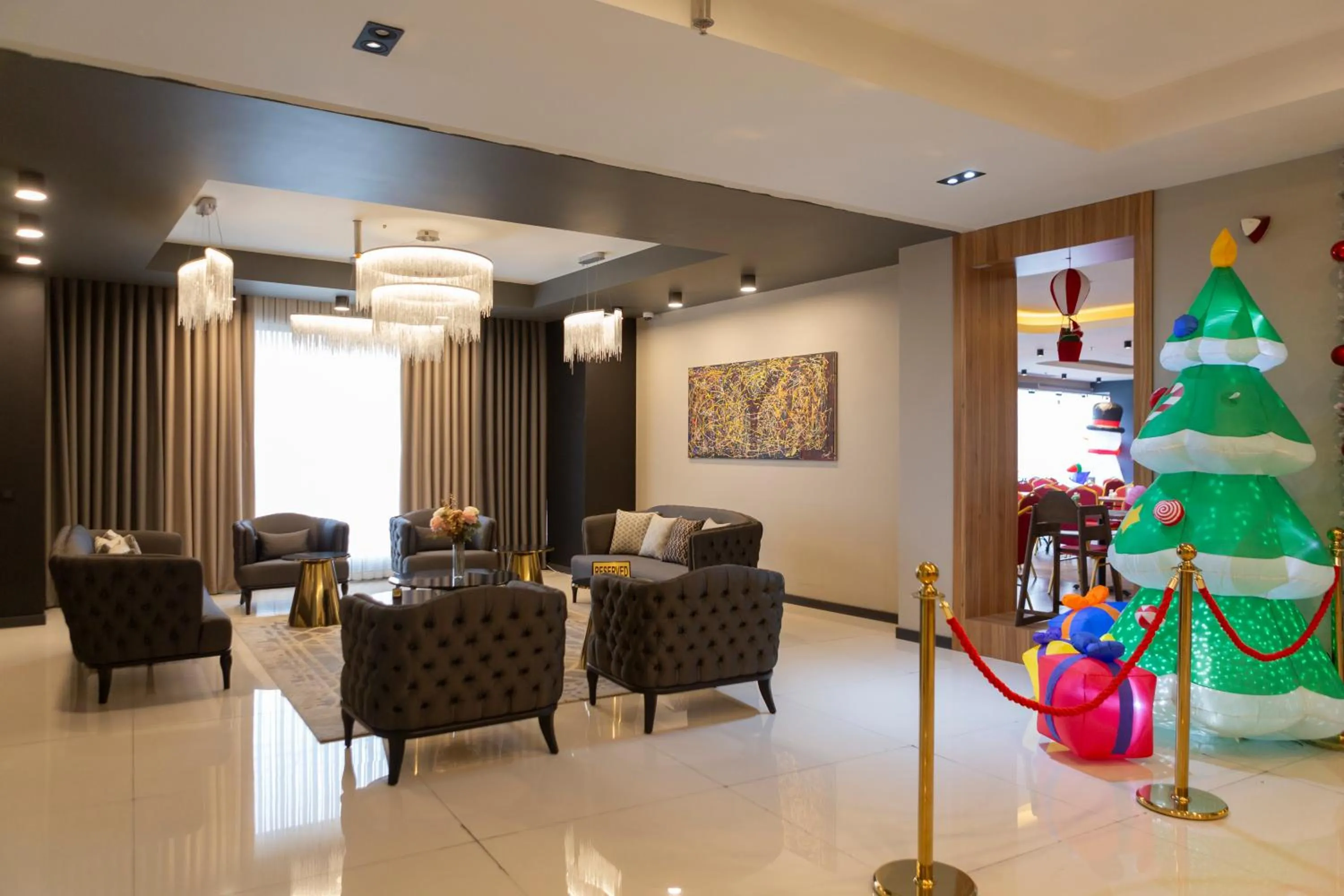 Lobby or reception in Expocore Hotel