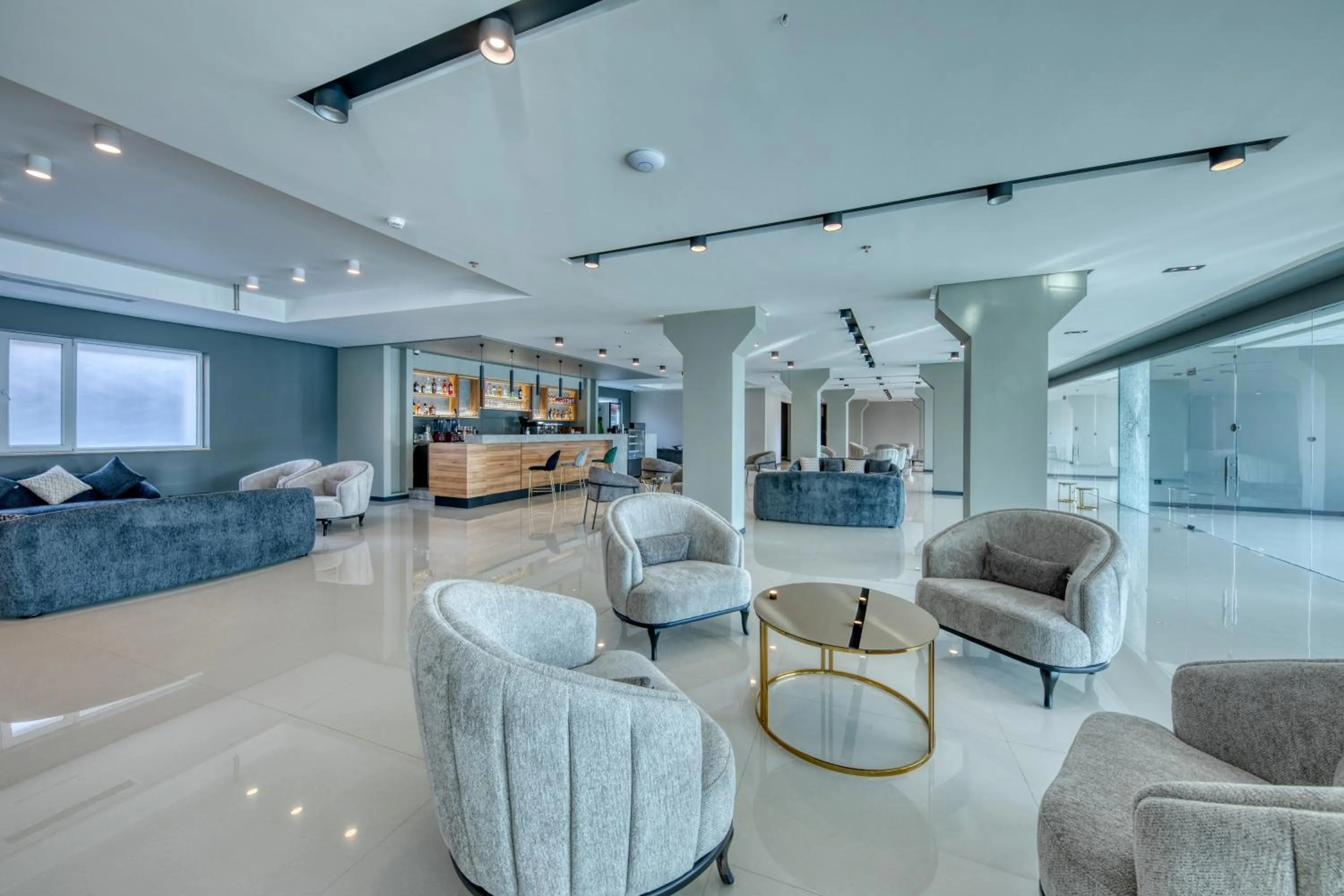 Lobby or reception in Expocore Hotel