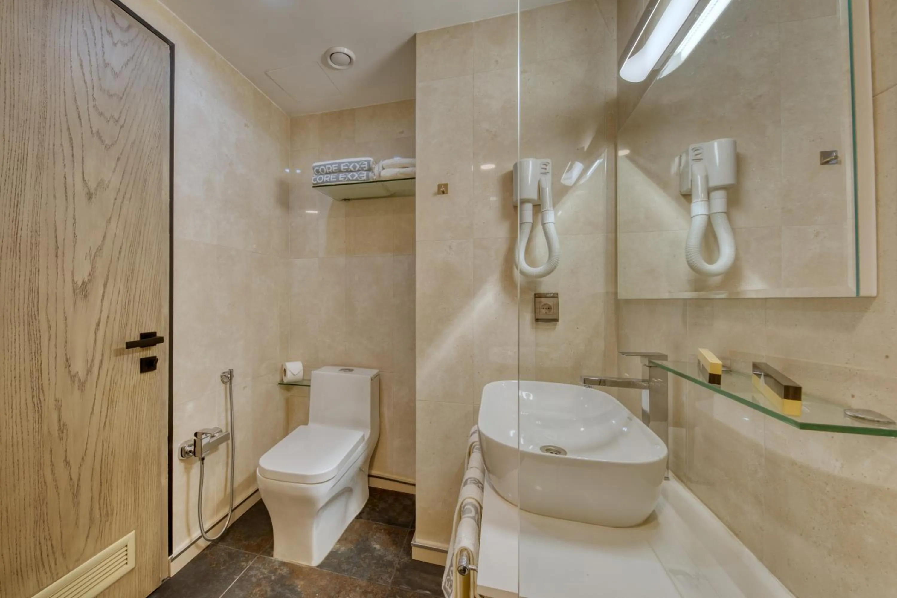 Shower in Expocore Hotel