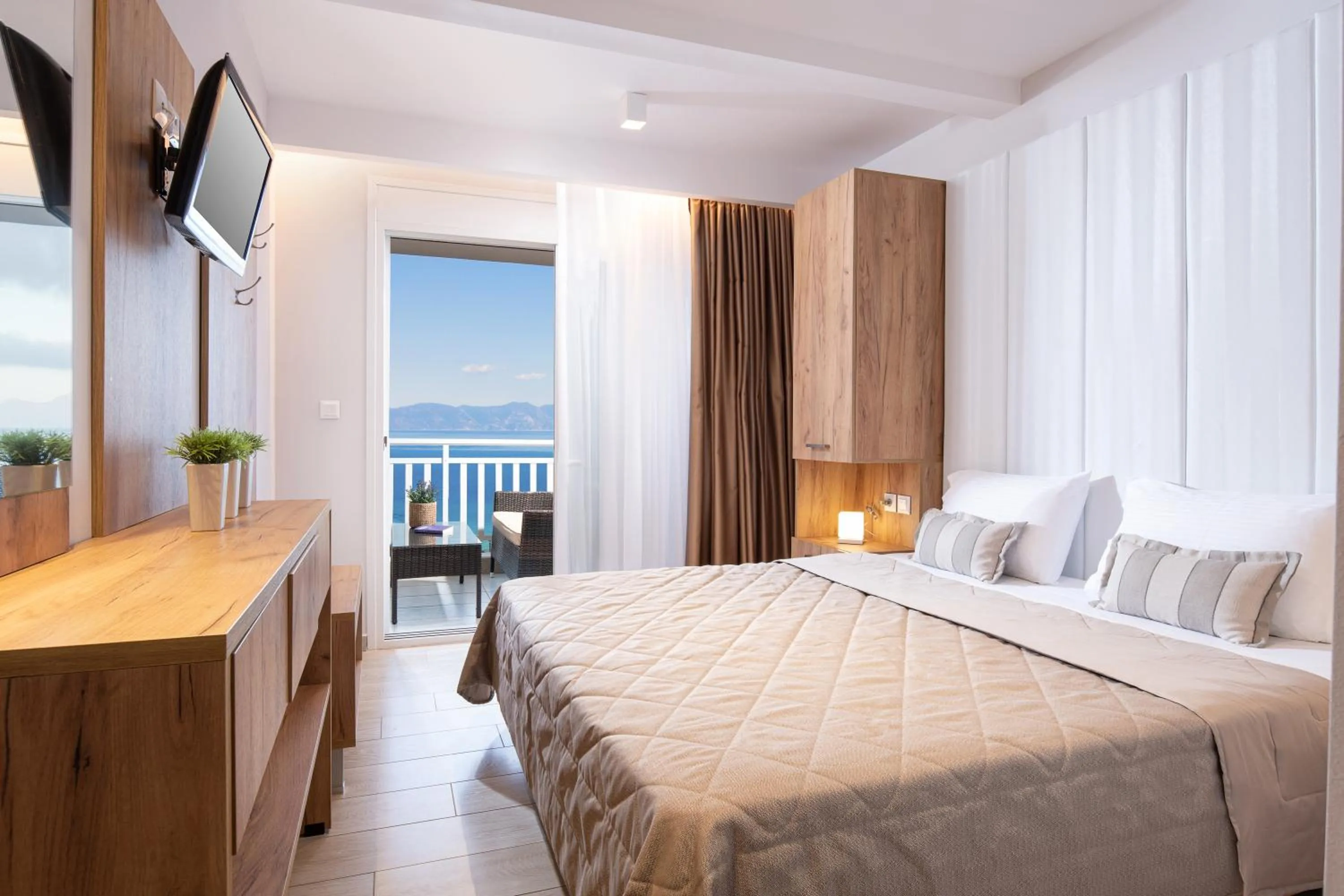 Bed in Hotel Agni On The Beach