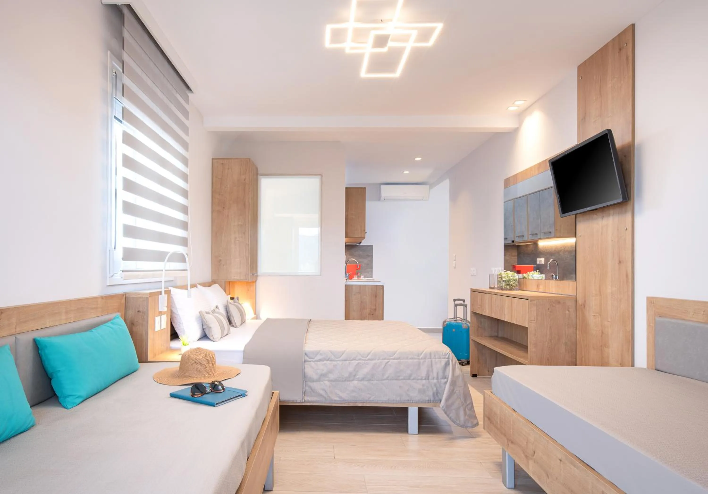 Bed in Hotel Agni On The Beach