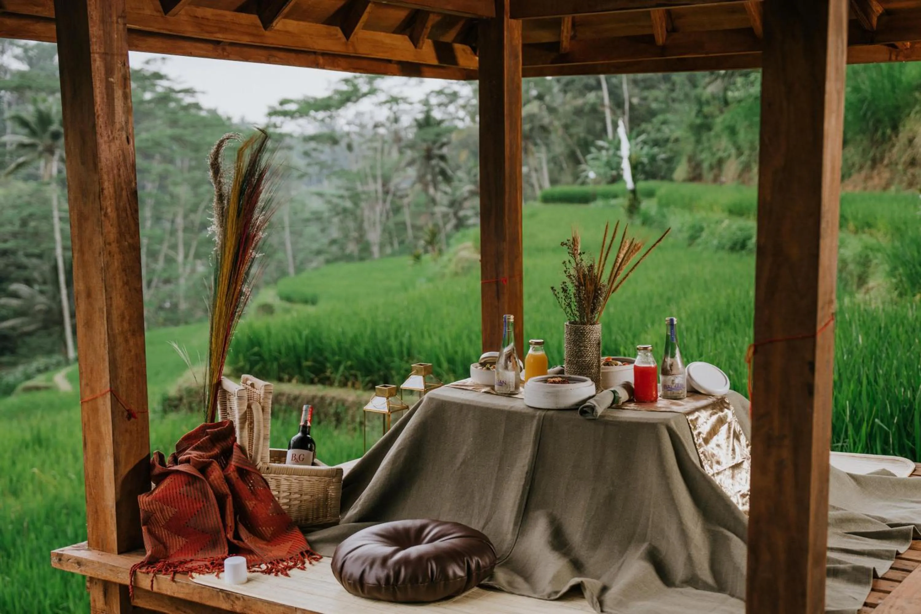 Natural landscape in Bambootel Sawah View
