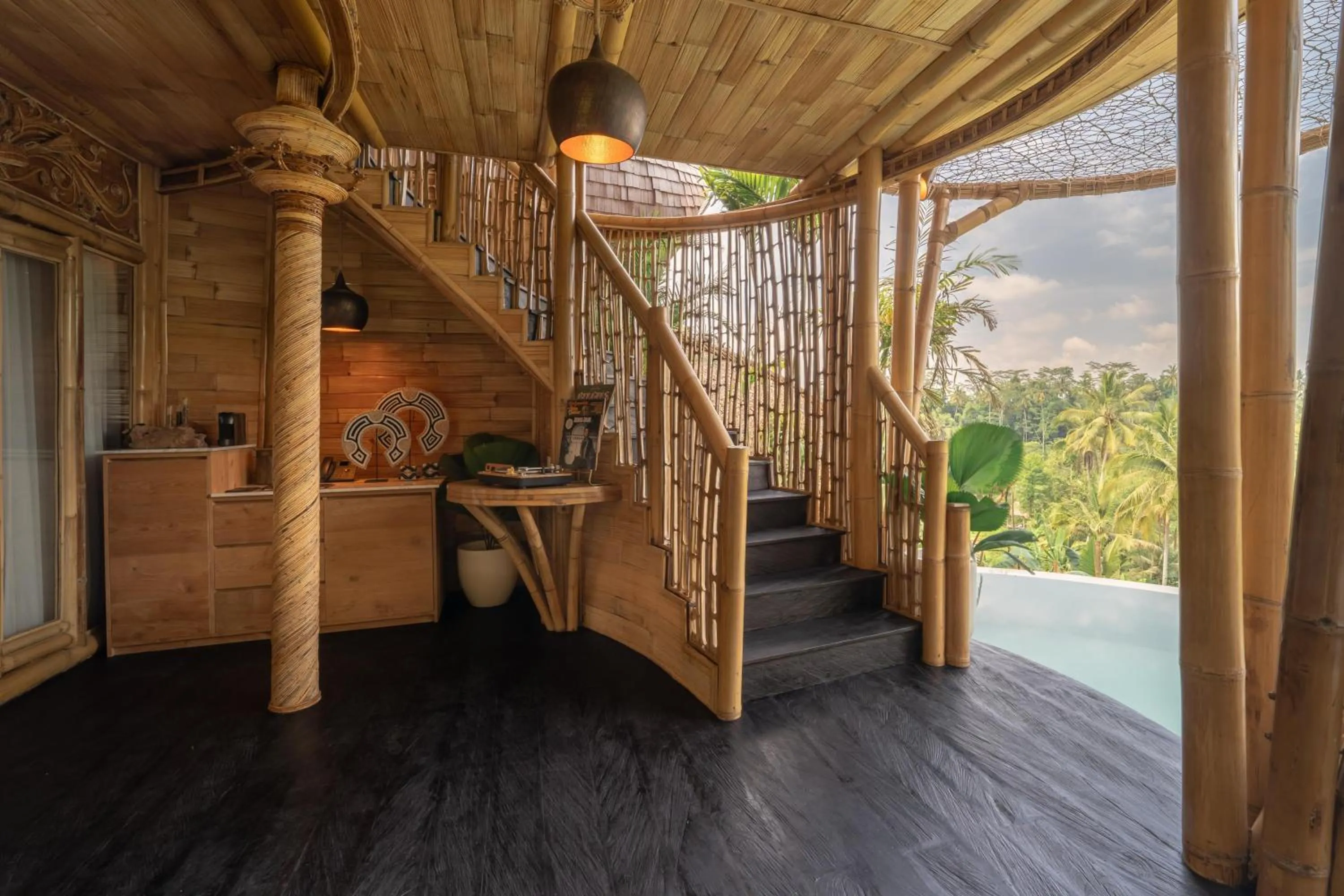 View (from property/room) in Bambootel Sawah View