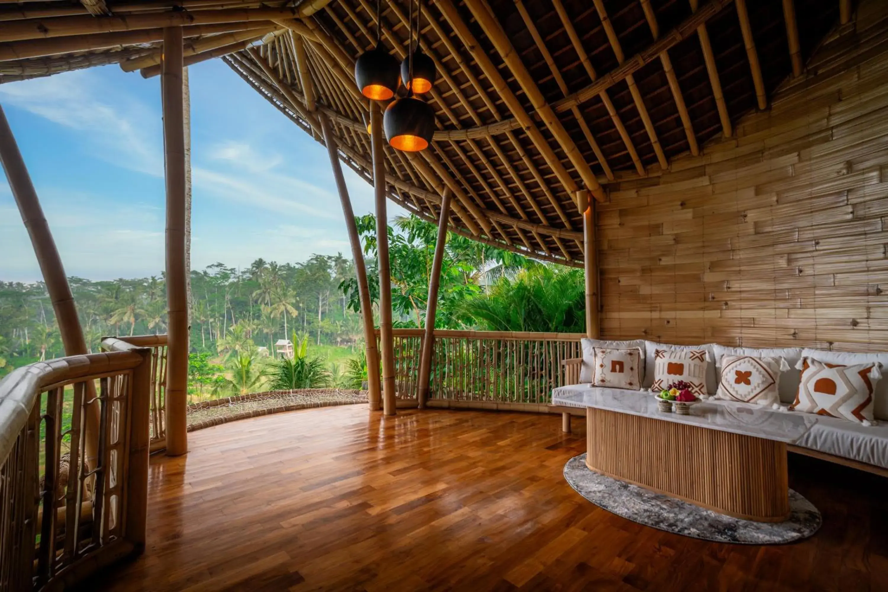 Natural landscape in Bambootel Sawah View Natural landscape in Bambootel Sawah View