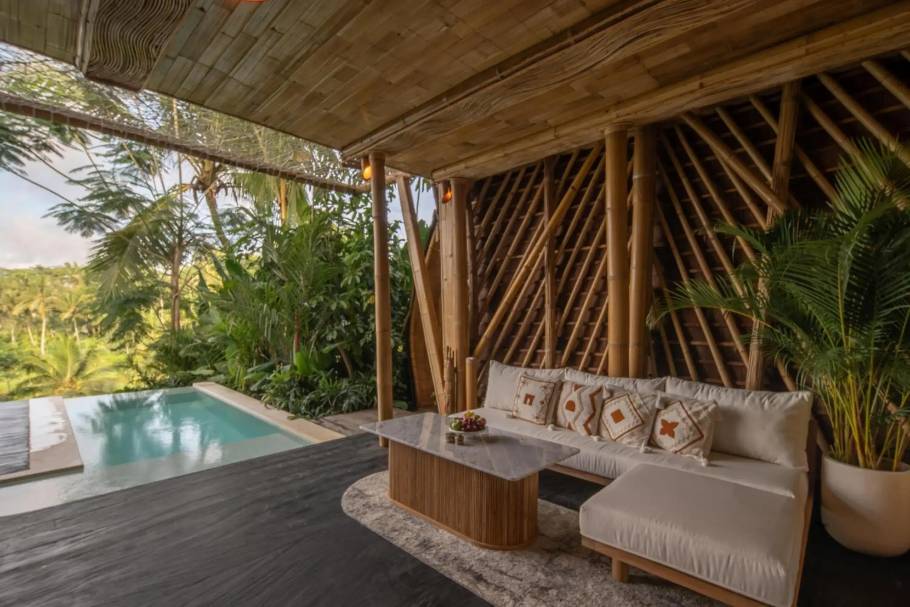 Natural landscape in Bambootel Sawah View Natural landscape in Bambootel Sawah View