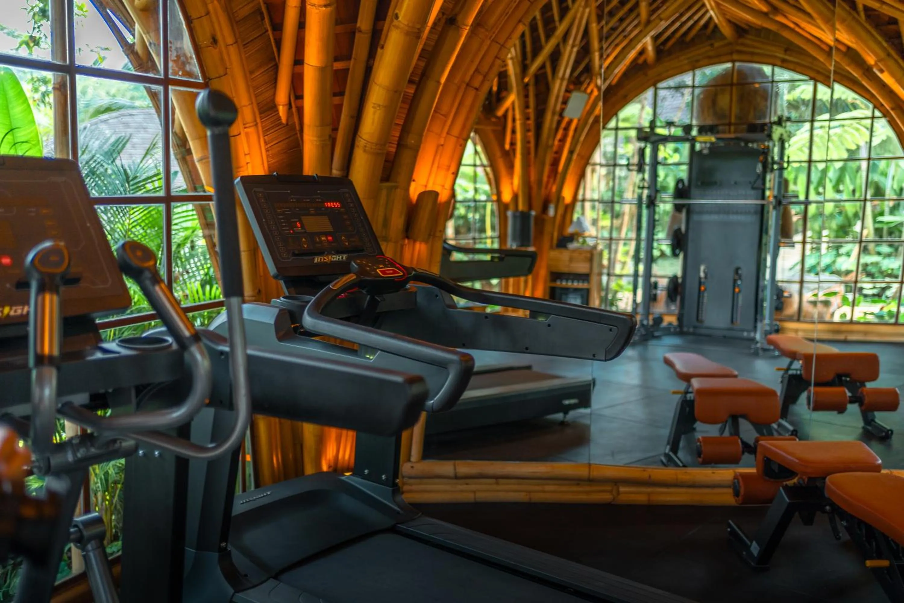 Fitness centre/facilities in Bambootel Sawah View