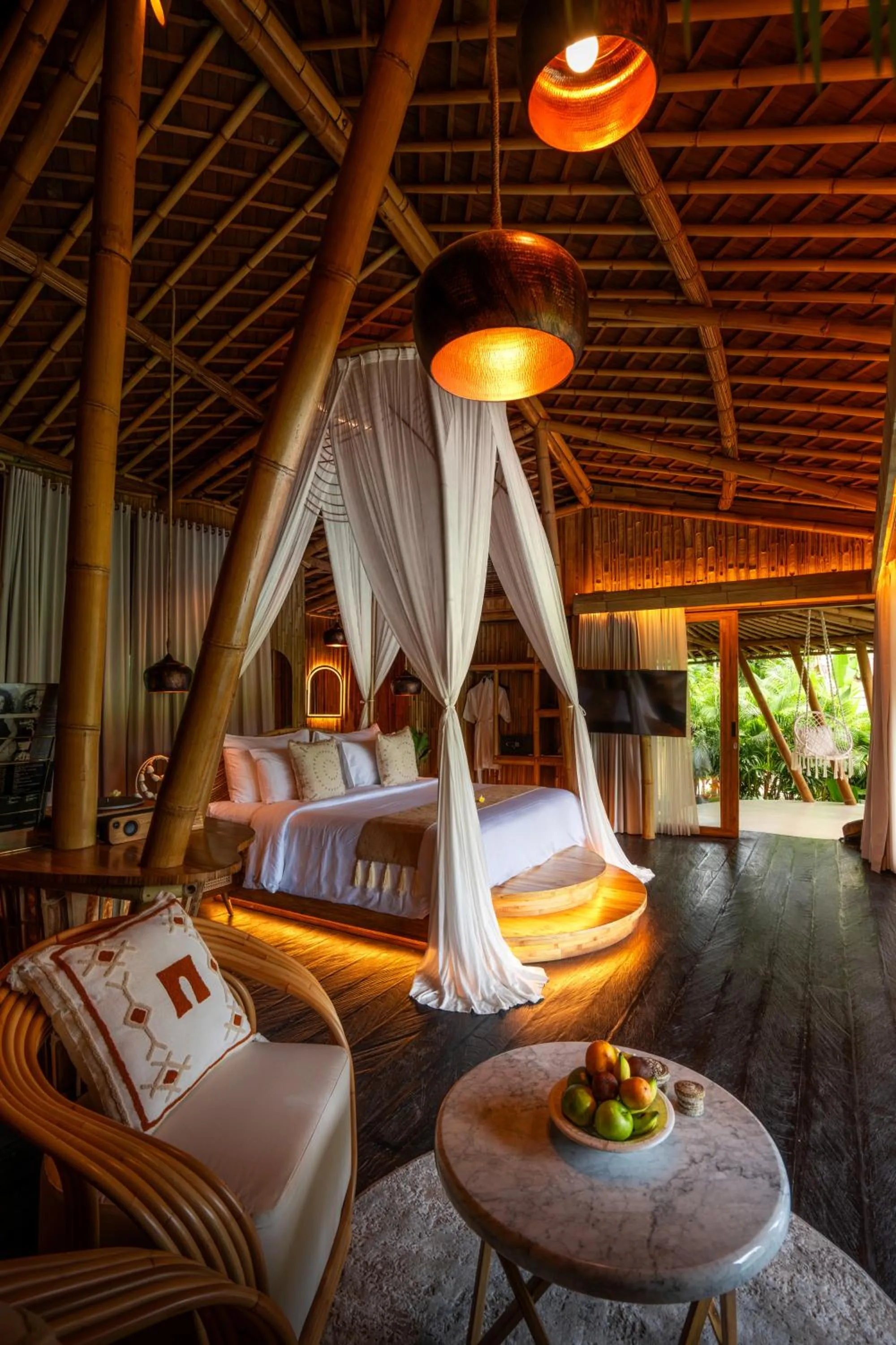 Bedroom, Bed in Bambootel Sawah View