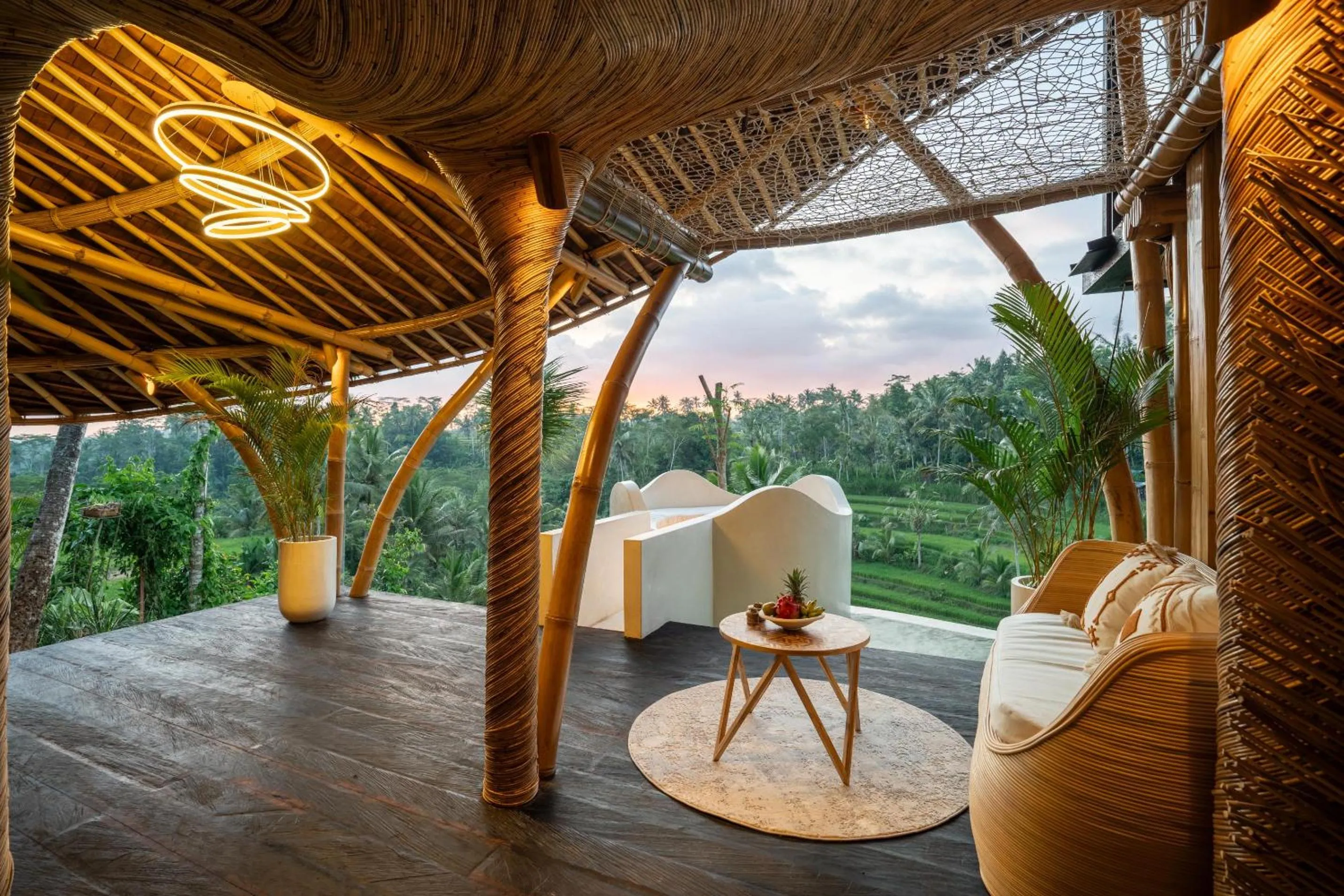 View (from property/room) in Bambootel Sawah View