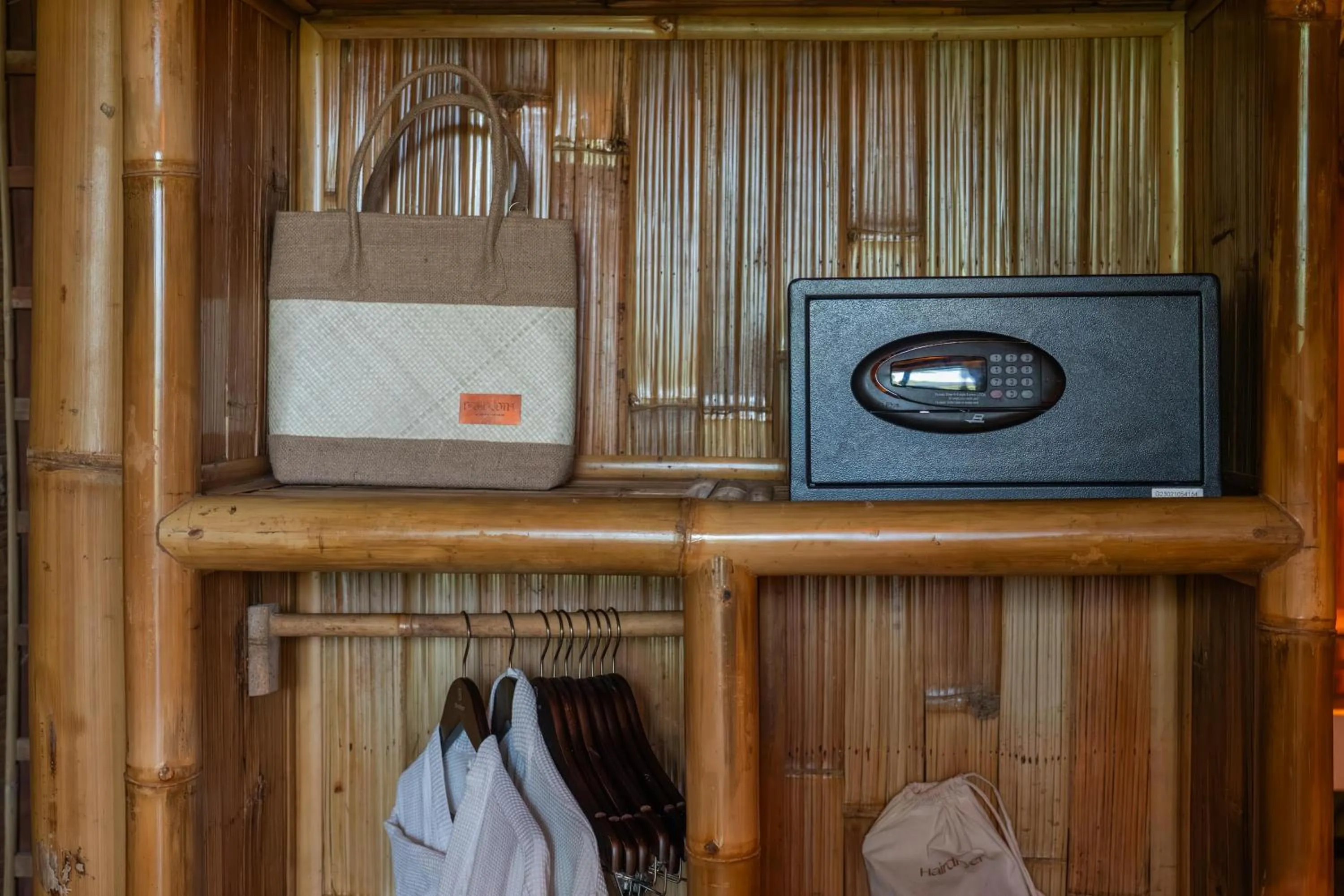 Kitchen or kitchenette in Bambootel Sawah View