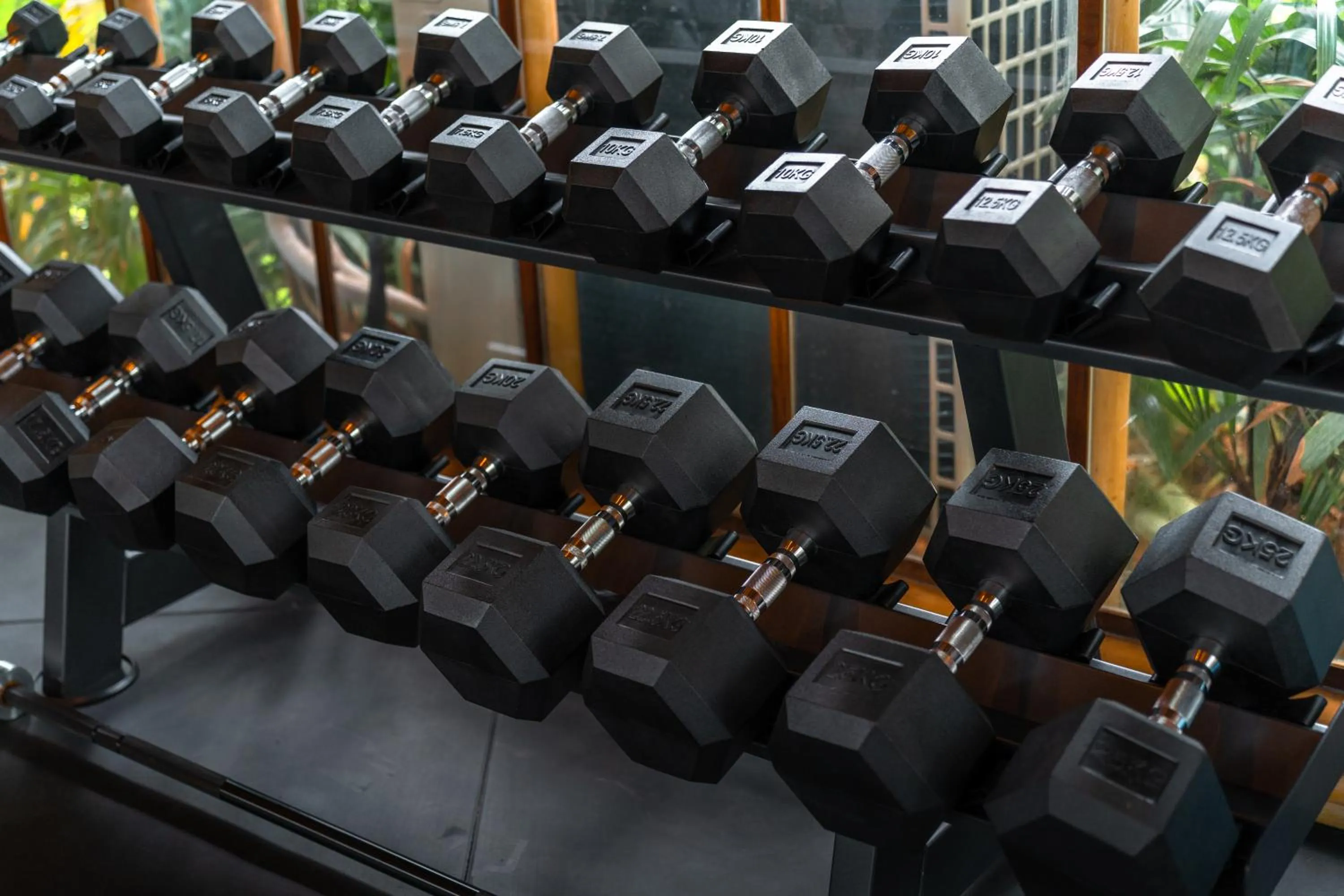 Fitness centre/facilities in Bambootel Sawah View