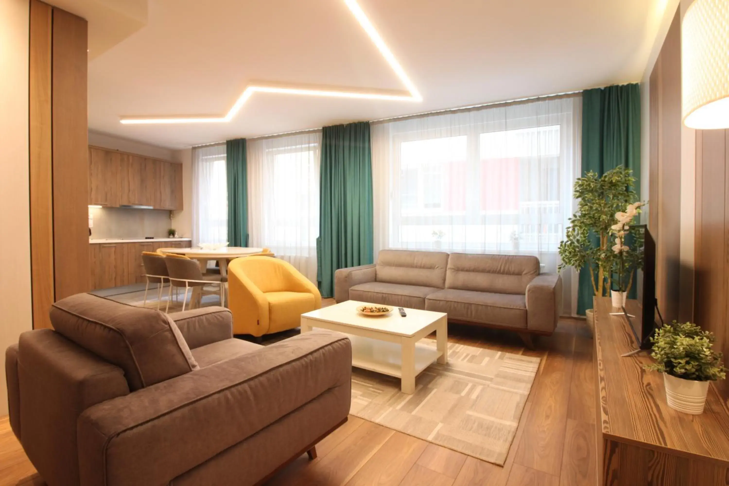 Living room in Sarajevo Daily Apartments Living room in Sarajevo Daily Apartments