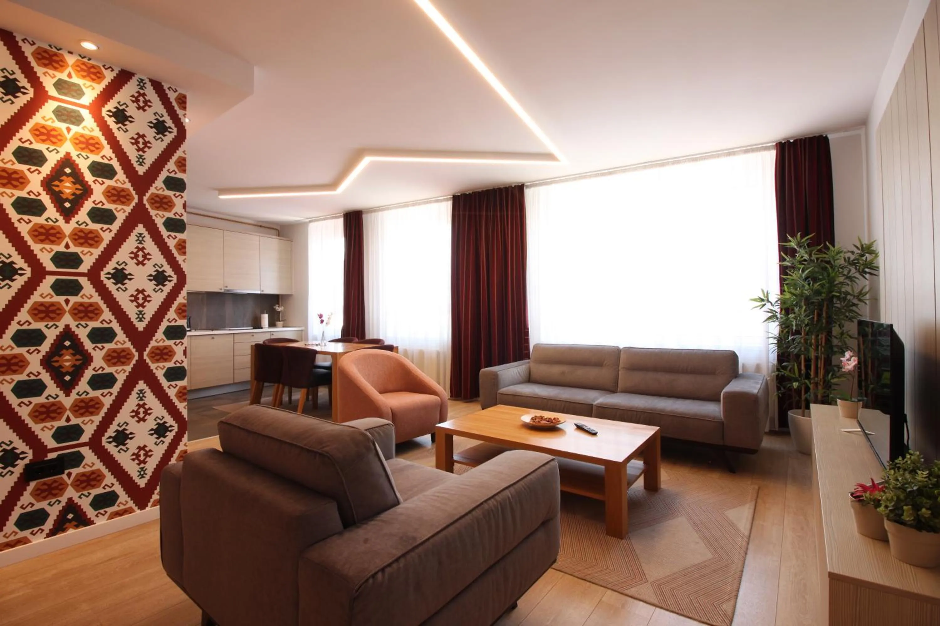Living room in Sarajevo Daily Apartments