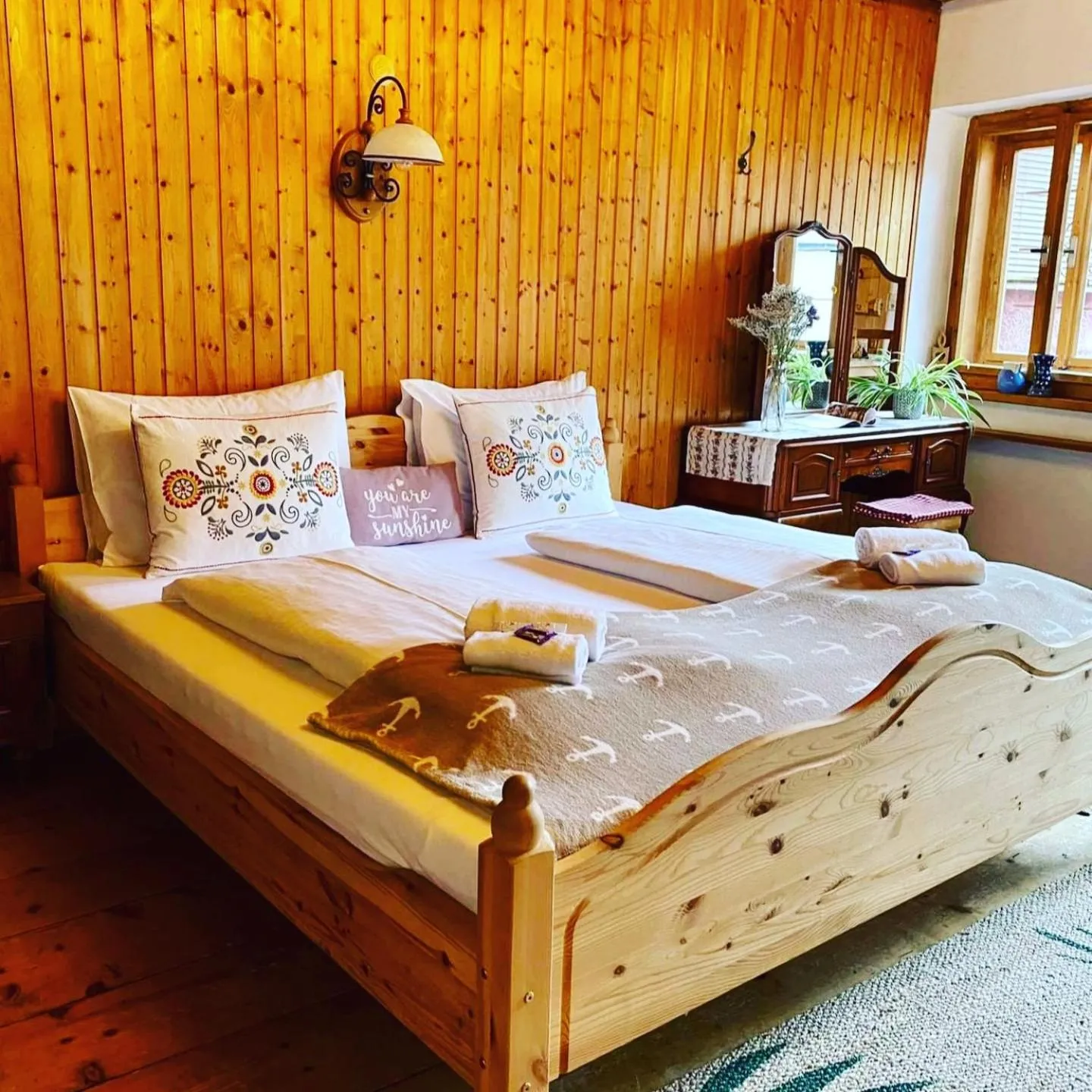 Bed in Pension Leopoldine