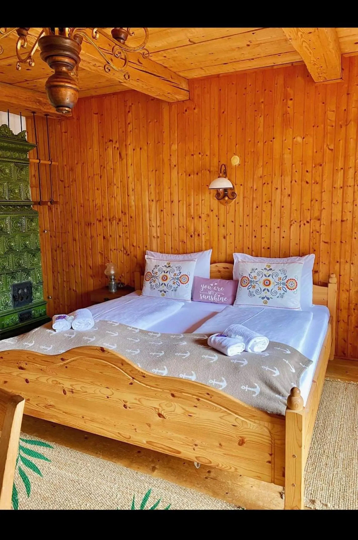 Bed in Pension Leopoldine