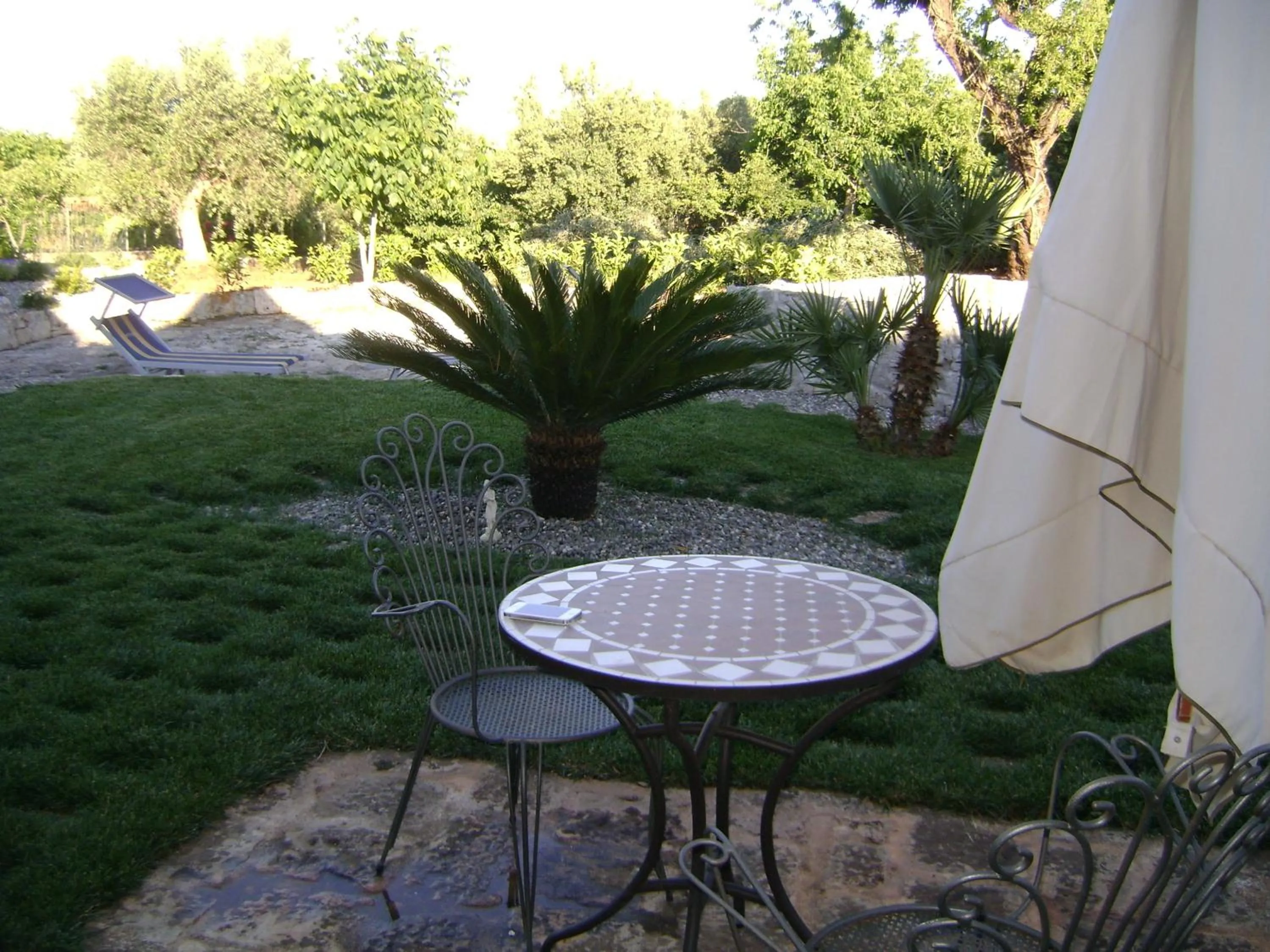 Patio in B&B Tenuta Ranieri