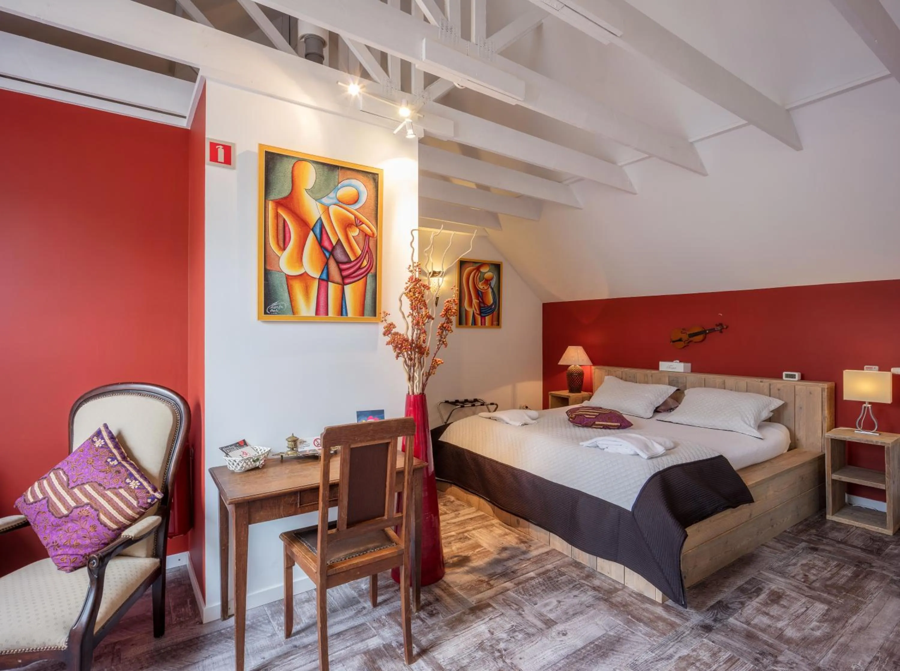 Bedroom, Bed in B&B AntiQua & Qook