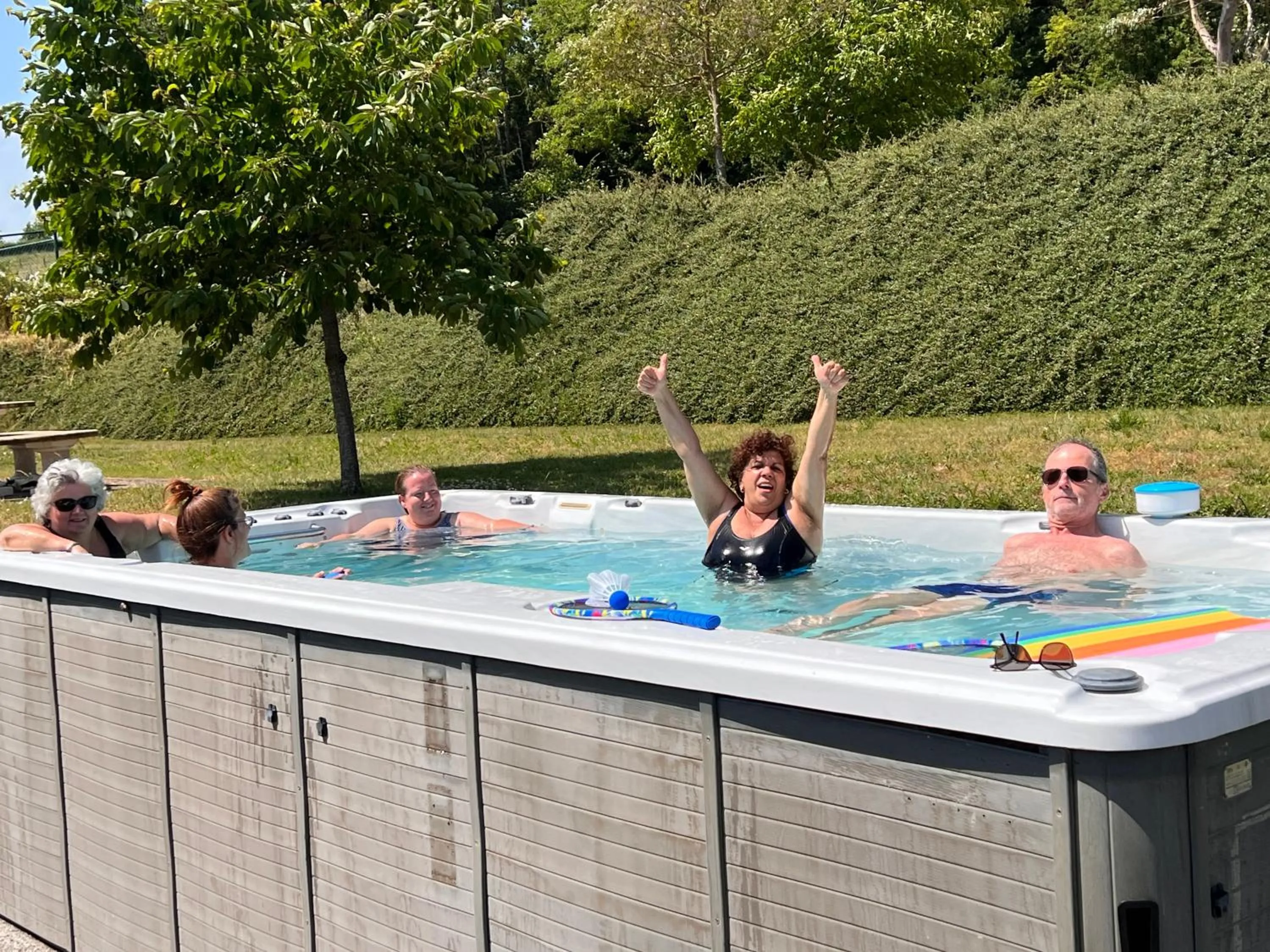 Swimming pool in B&B AntiQua & Qook