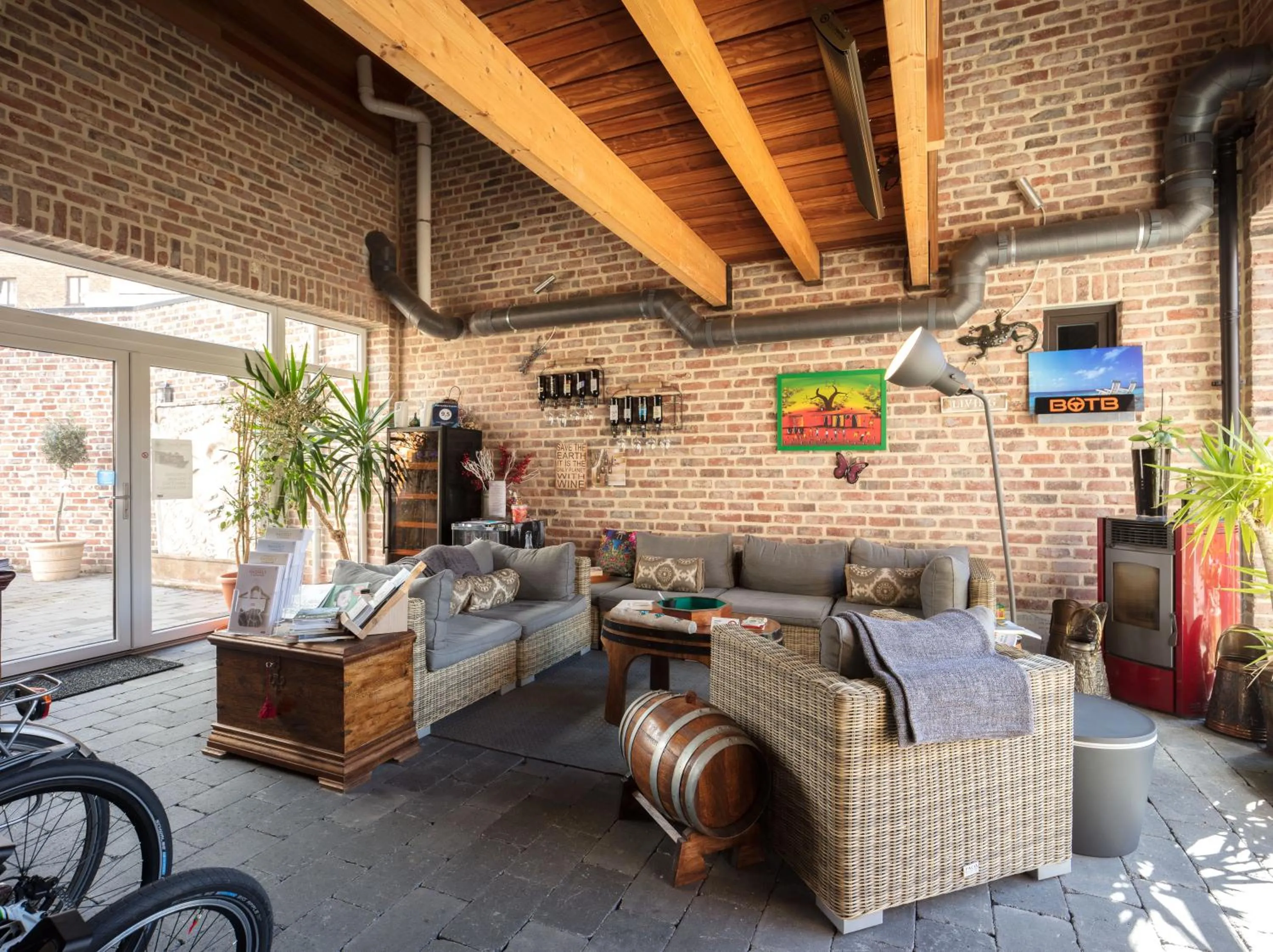 Lounge or bar in B&B AntiQua & Qook