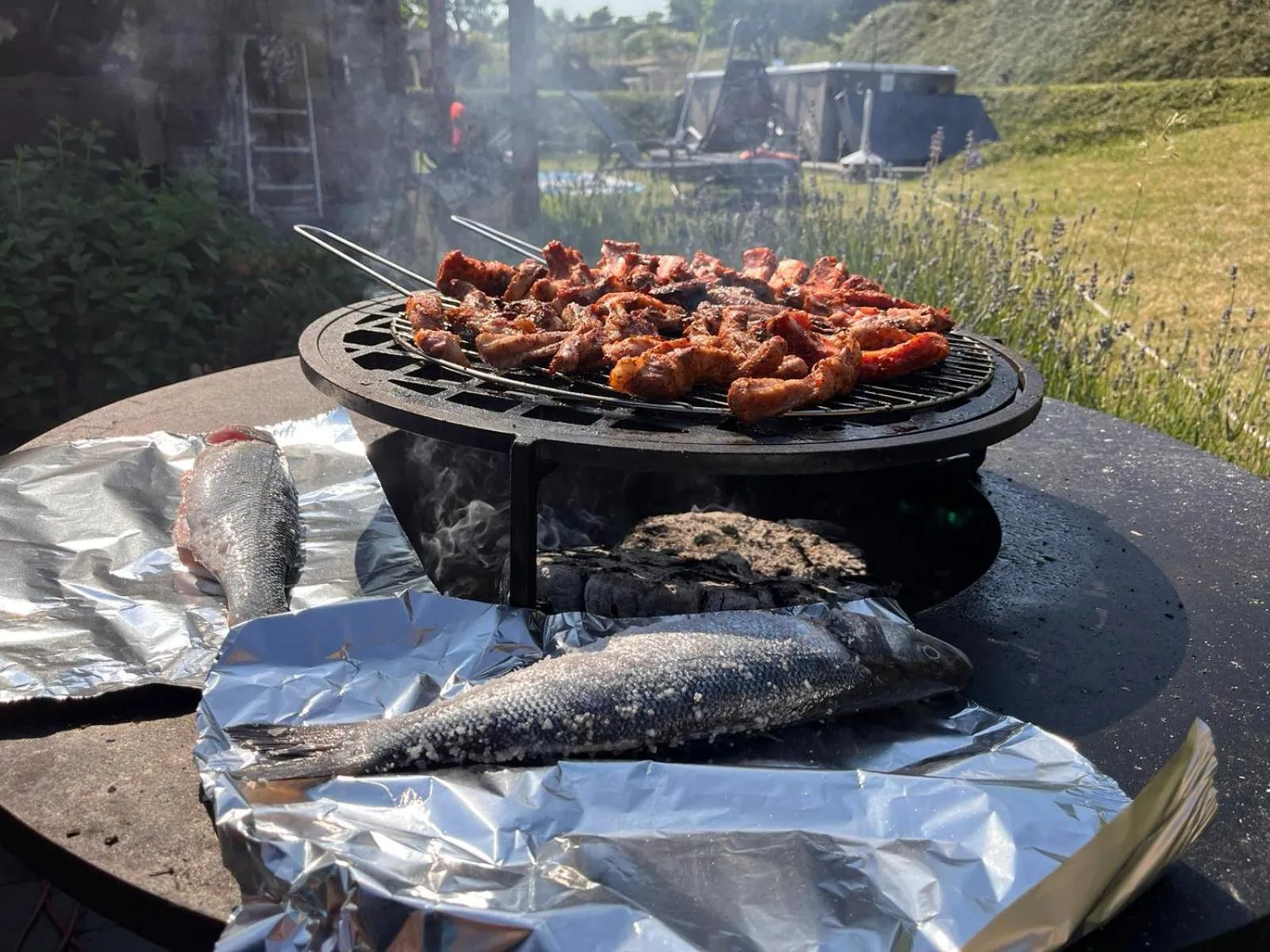BBQ facilities in B&B AntiQua & Qook