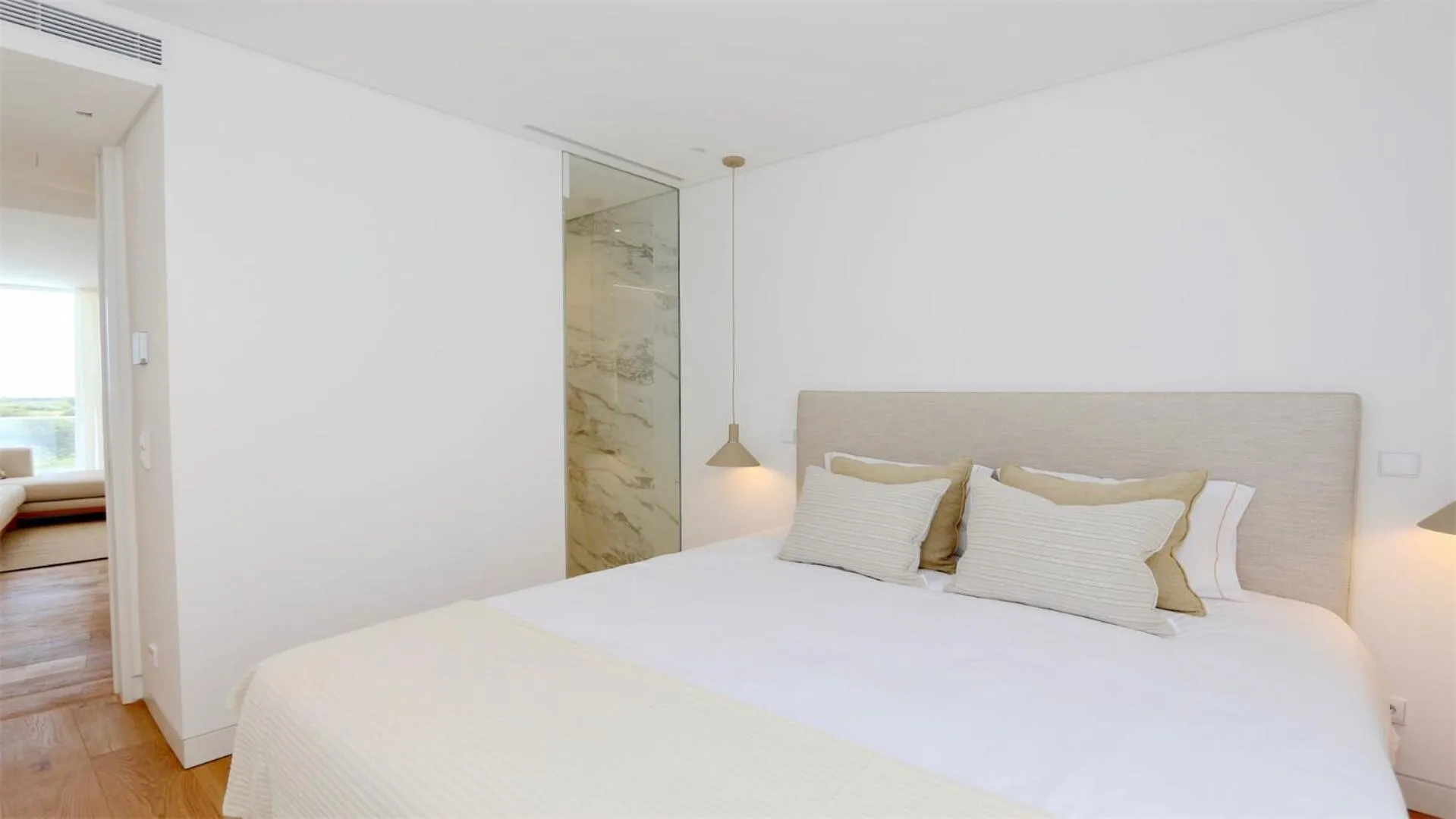 Bedroom, Bed in Lake24 CD256- CleverDetails, 3 bedroom apartment, sleeps 6, near to Falesia Beach and the Marina