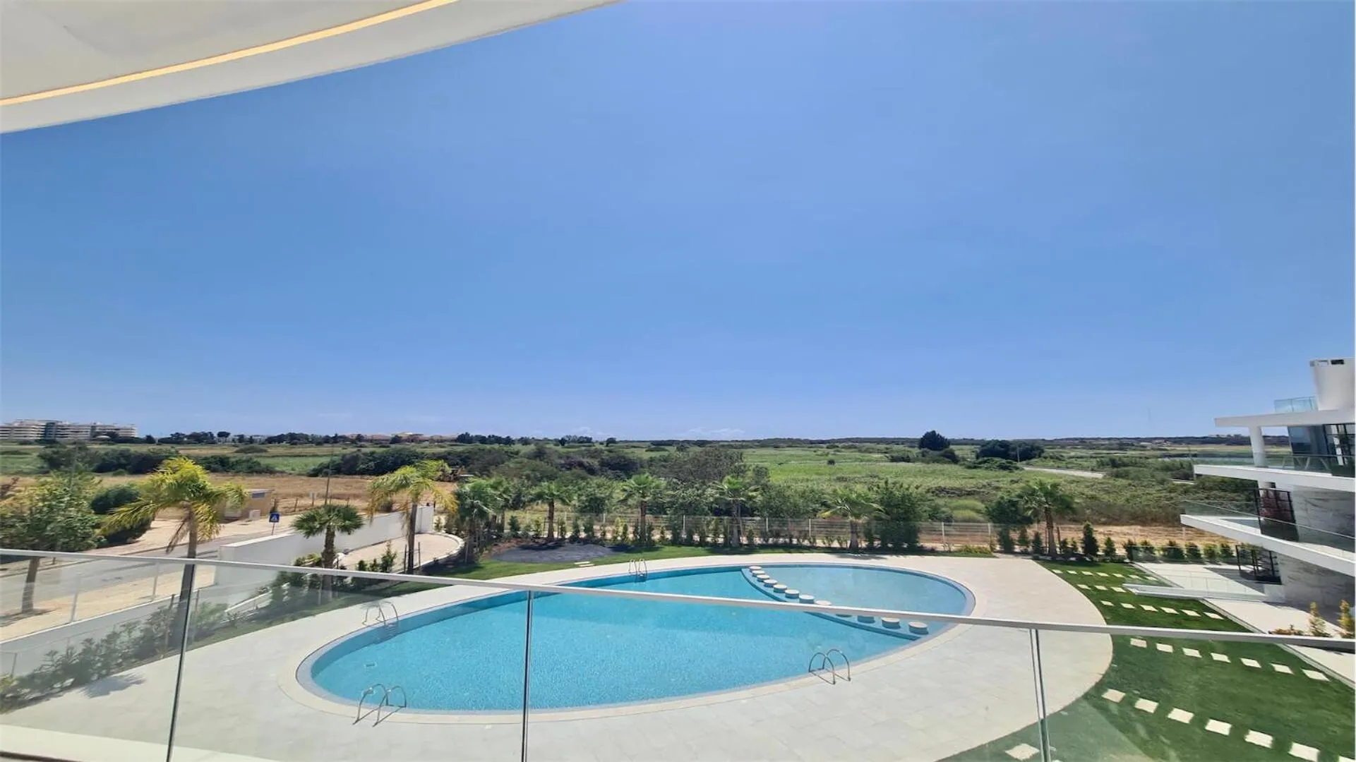 Pool view in Lake24 CD256- CleverDetails, 3 bedroom apartment, sleeps 6, near to Falesia Beach and the Marina