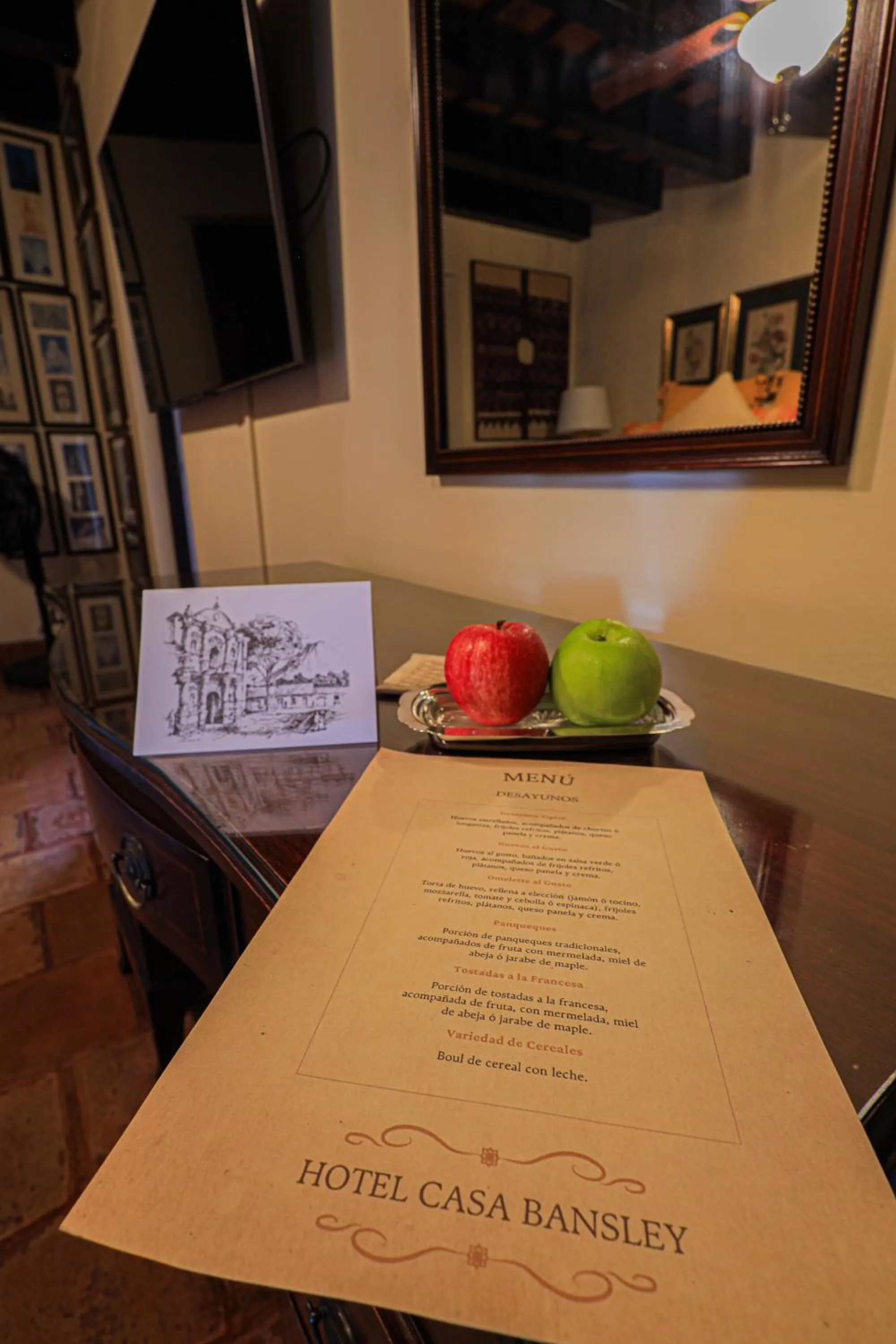 Decorative detail in Hotel Casa Bansley