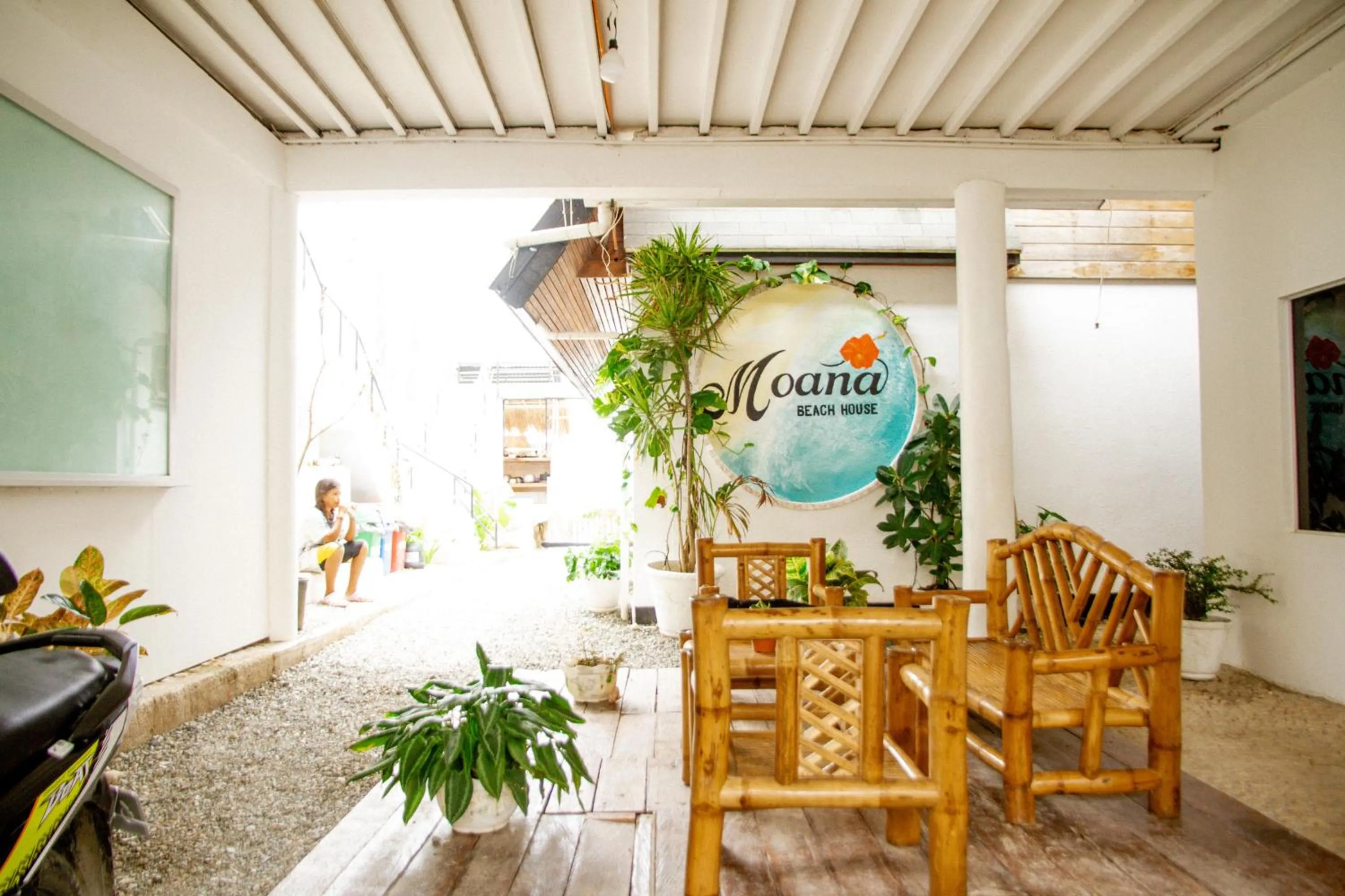 Seating area in Moana Beach House
