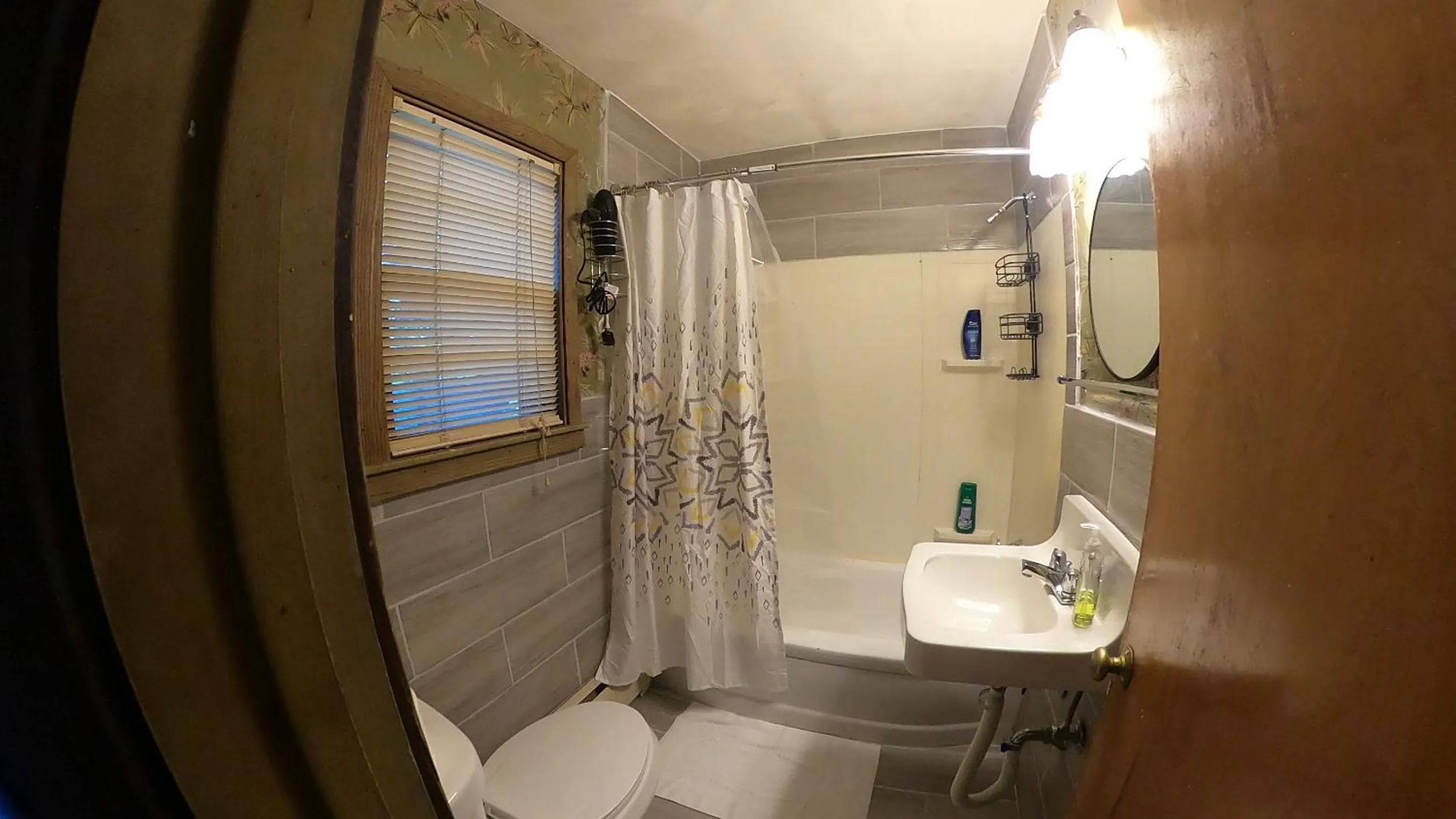 Shower in Heart of the Berkshires Motel