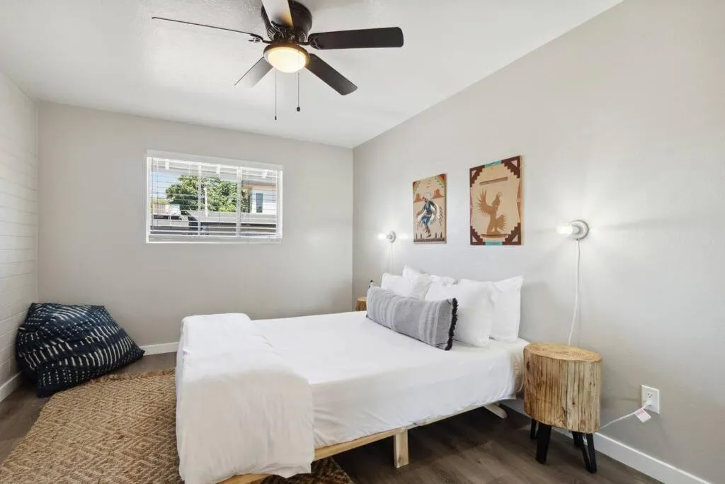 Bed in Viridian Biltmore Villa with Pool