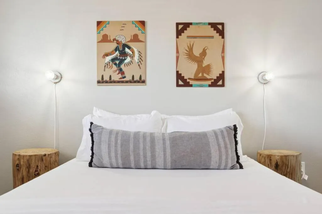 Bed in Viridian Biltmore Villa with Pool