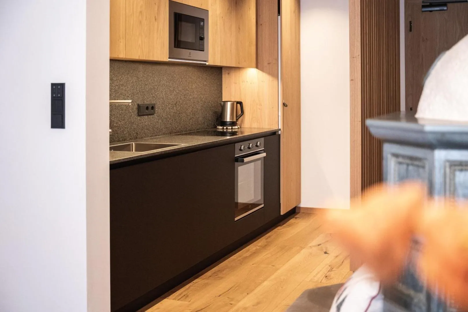 Coffee/tea facilities in Aparthotel Zum Schlössl