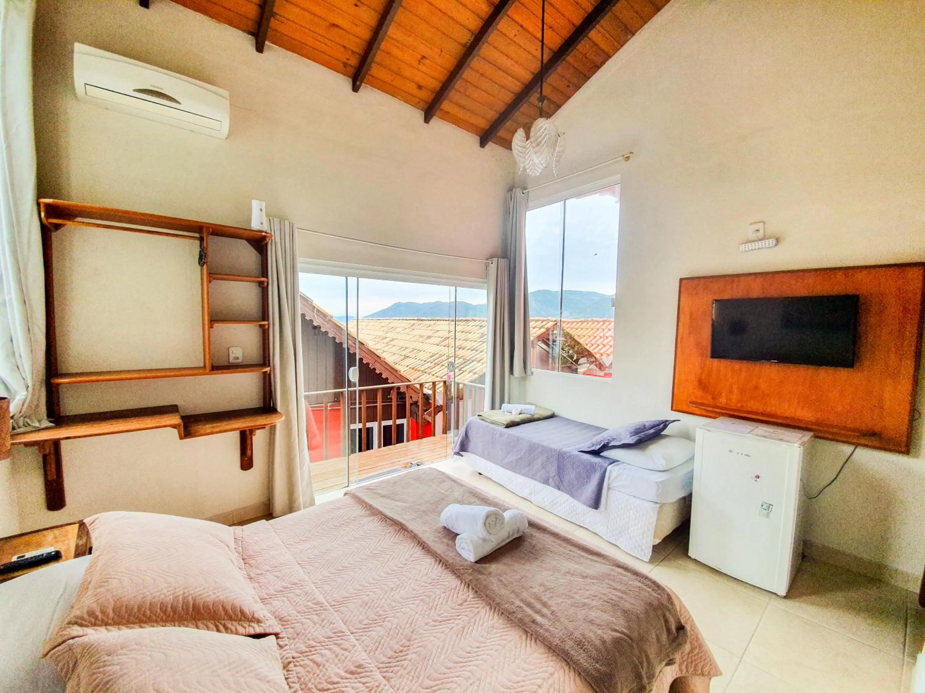 Bed in Pousada Estrelas no Mar Florianópolis