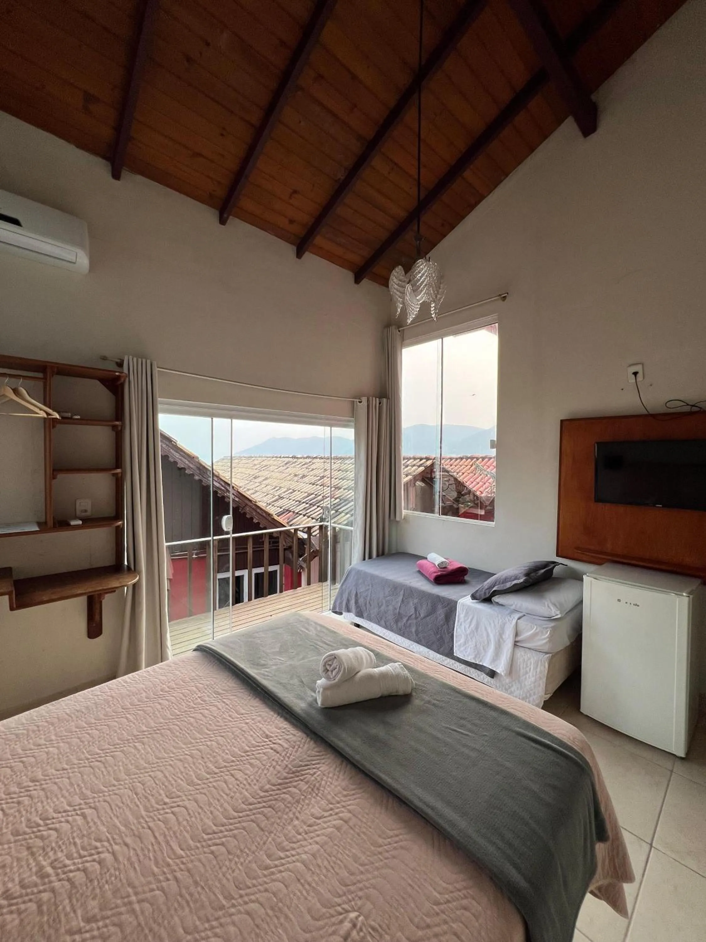 Bed in Pousada Estrelas no Mar Florianópolis