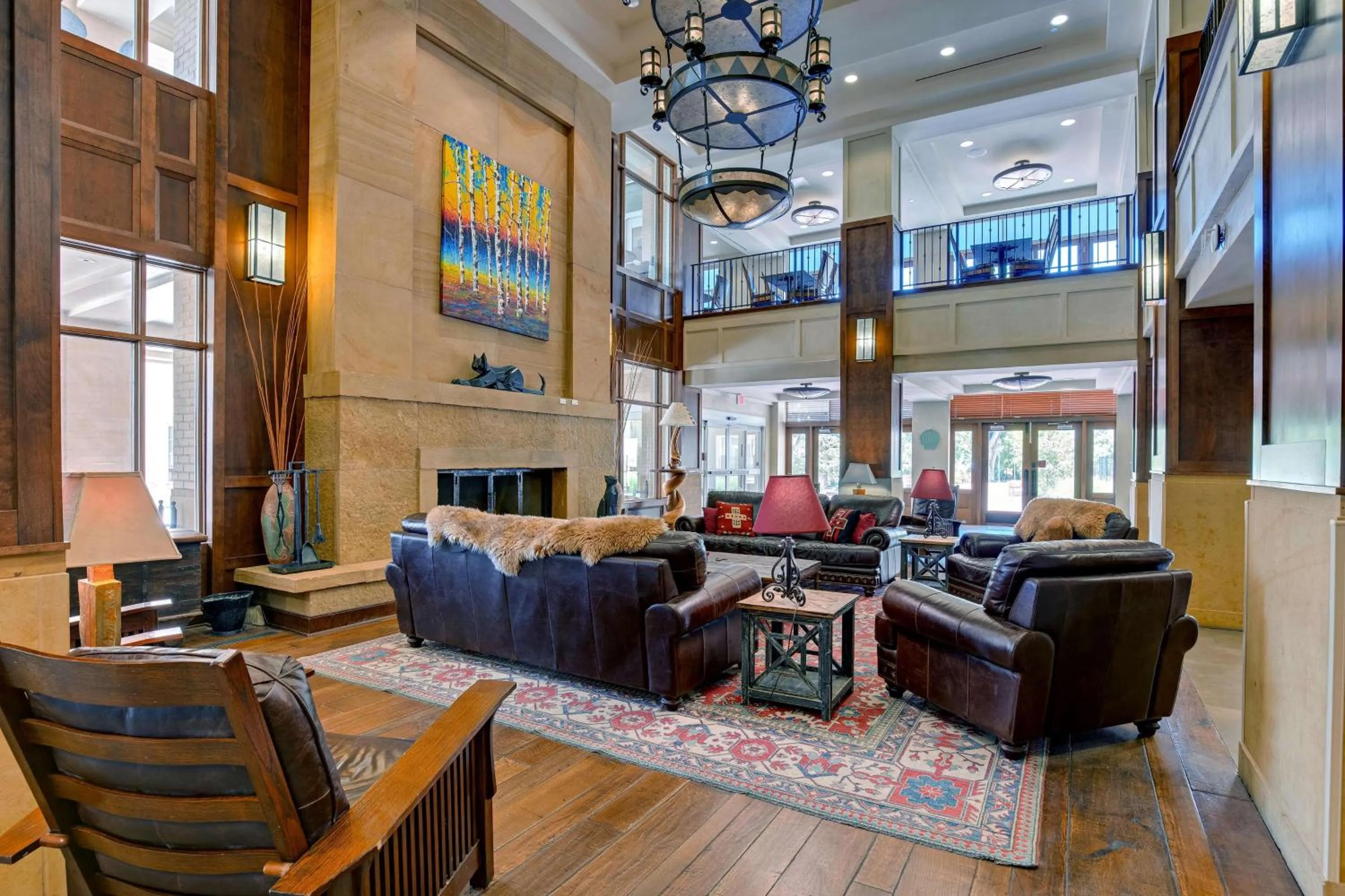 Lobby or reception in Drury Plaza Hotel in Santa Fe