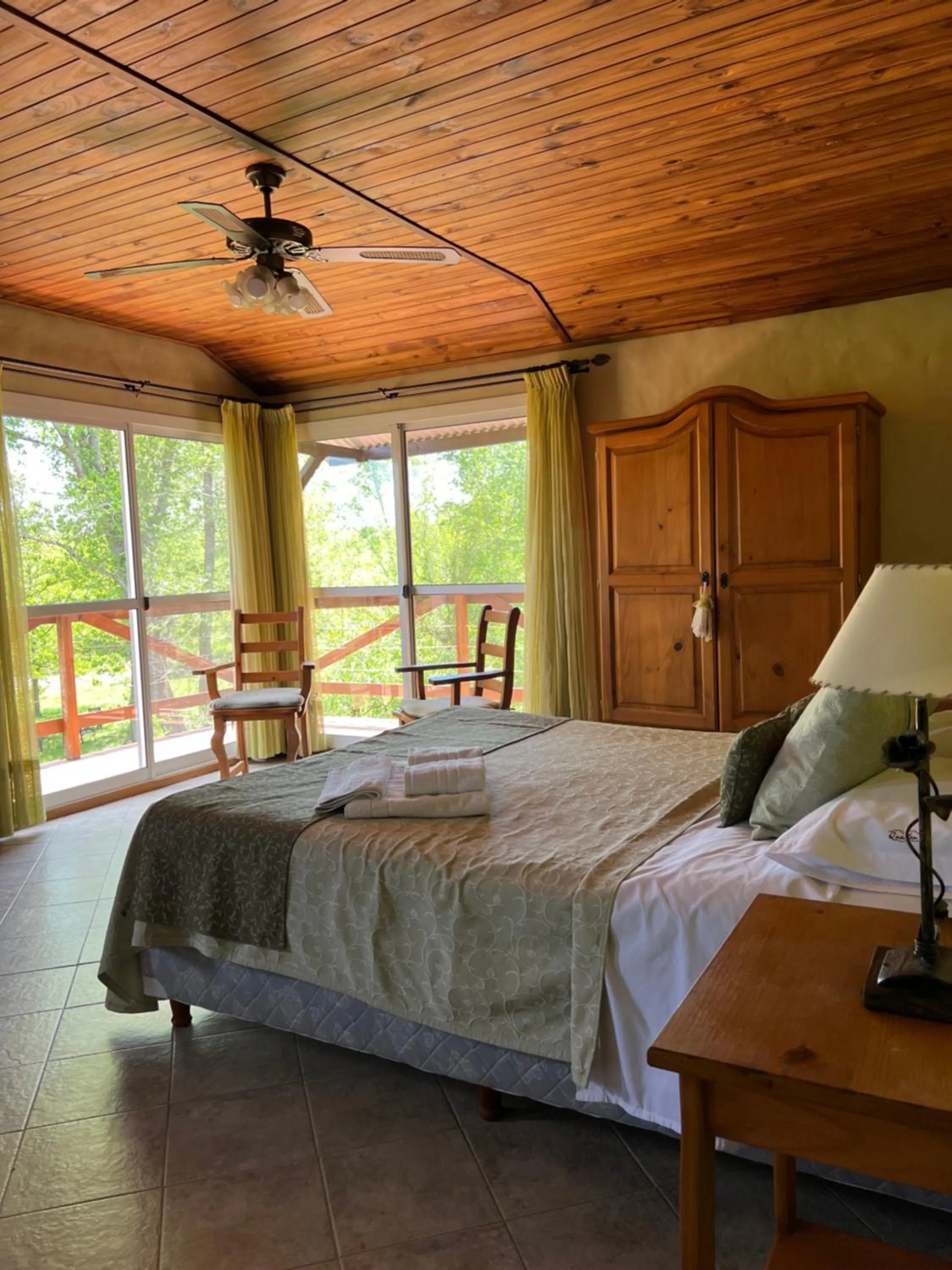 Bed in Posada Quellen