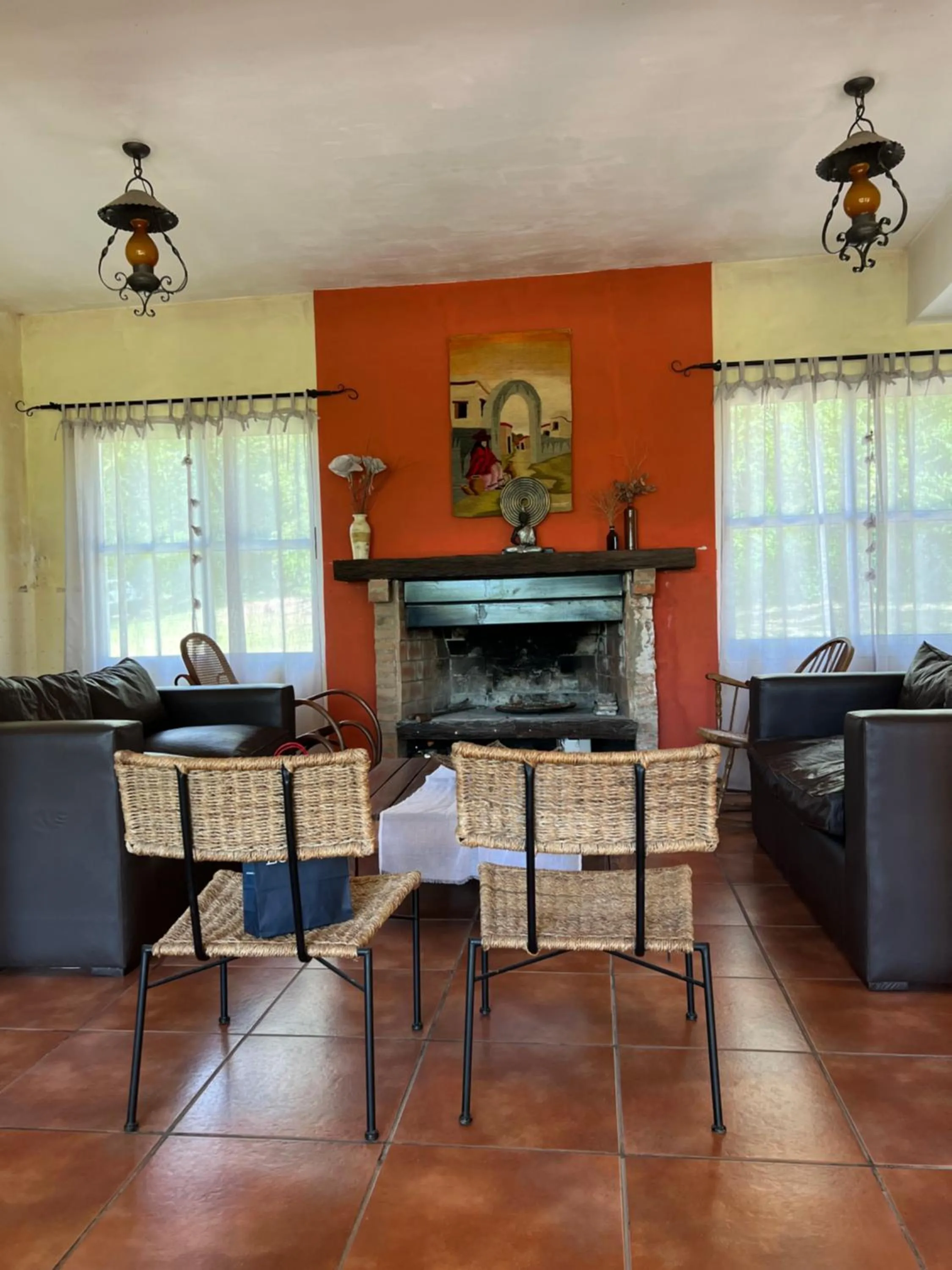 Living room in Posada Quellen