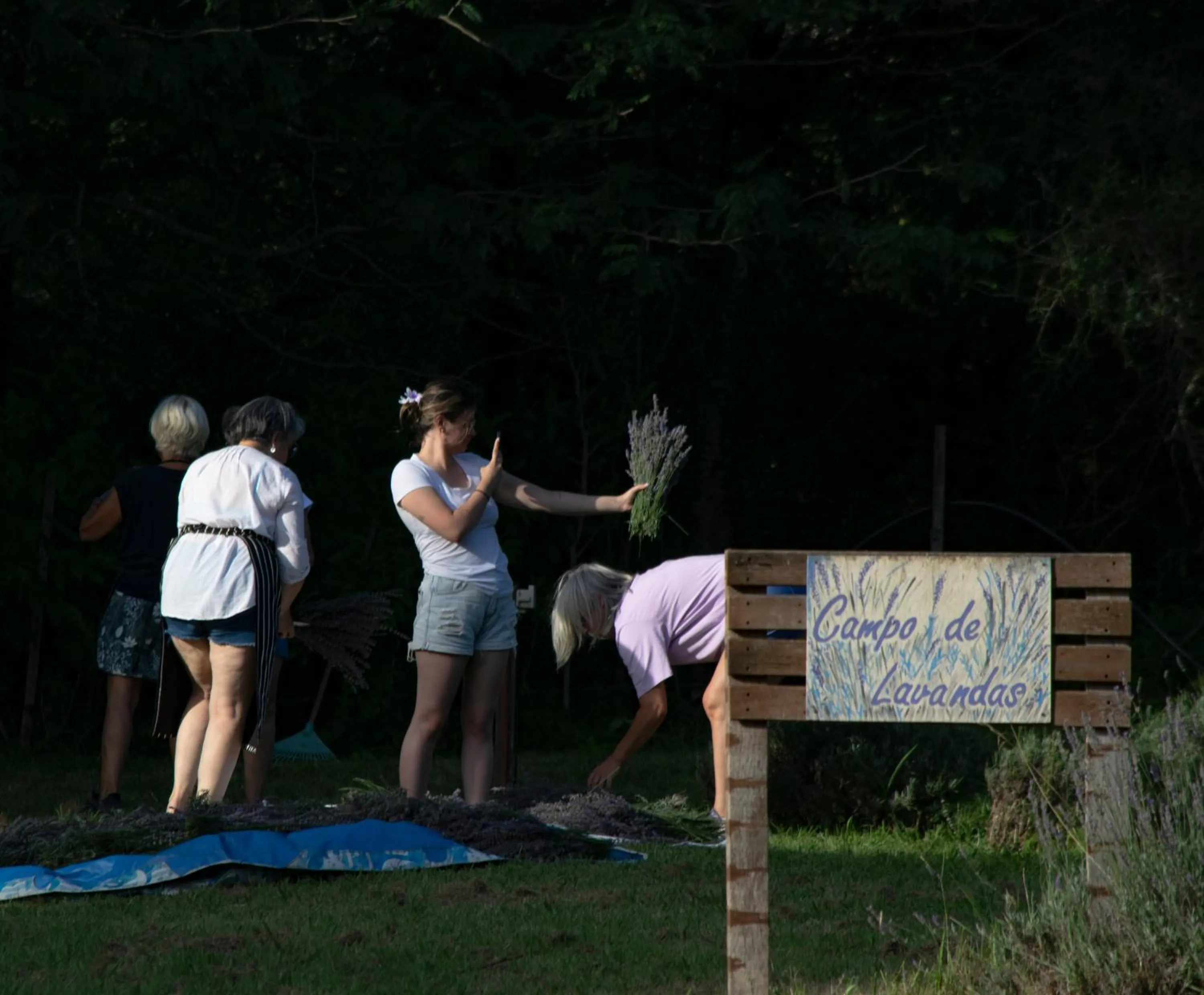 group of guests in Posada Quellen