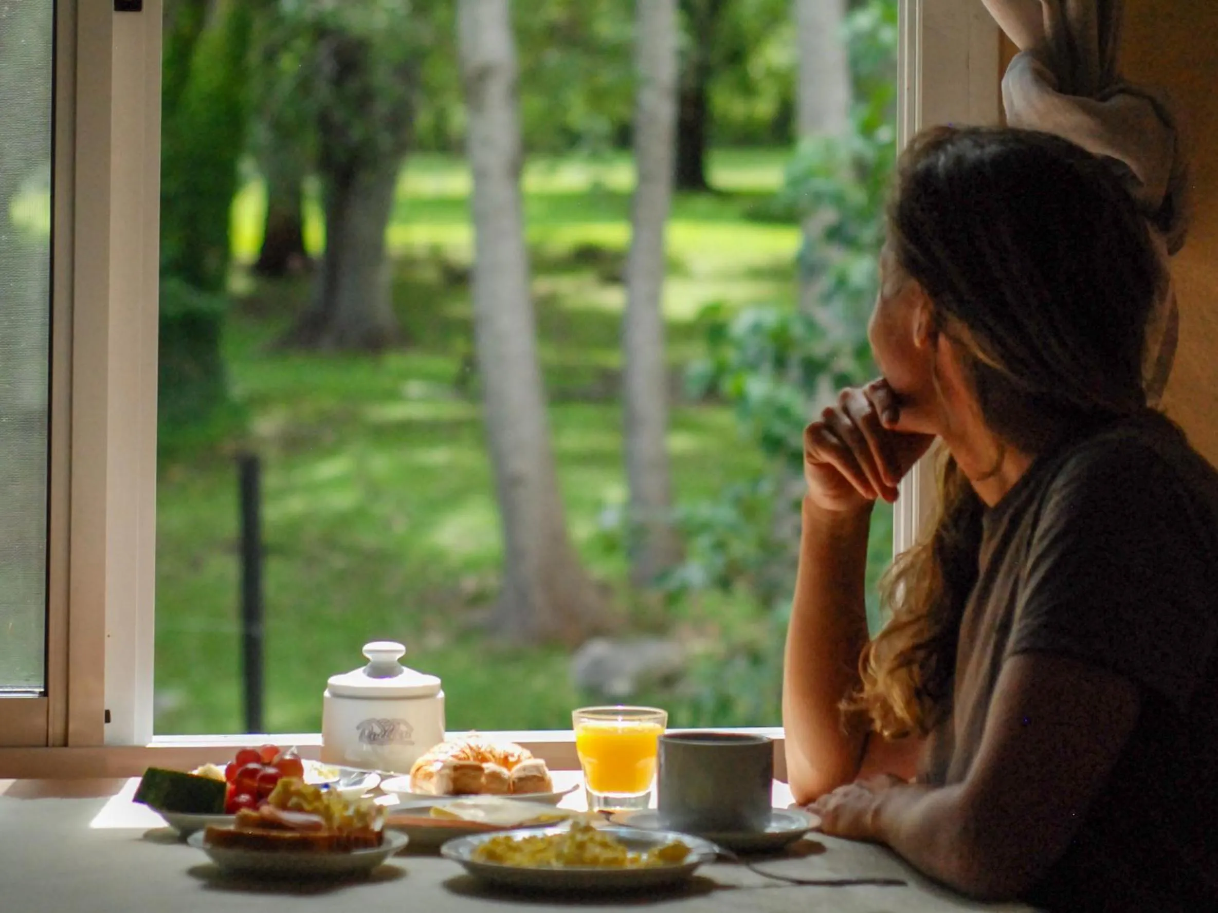 Breakfast in Posada Quellen