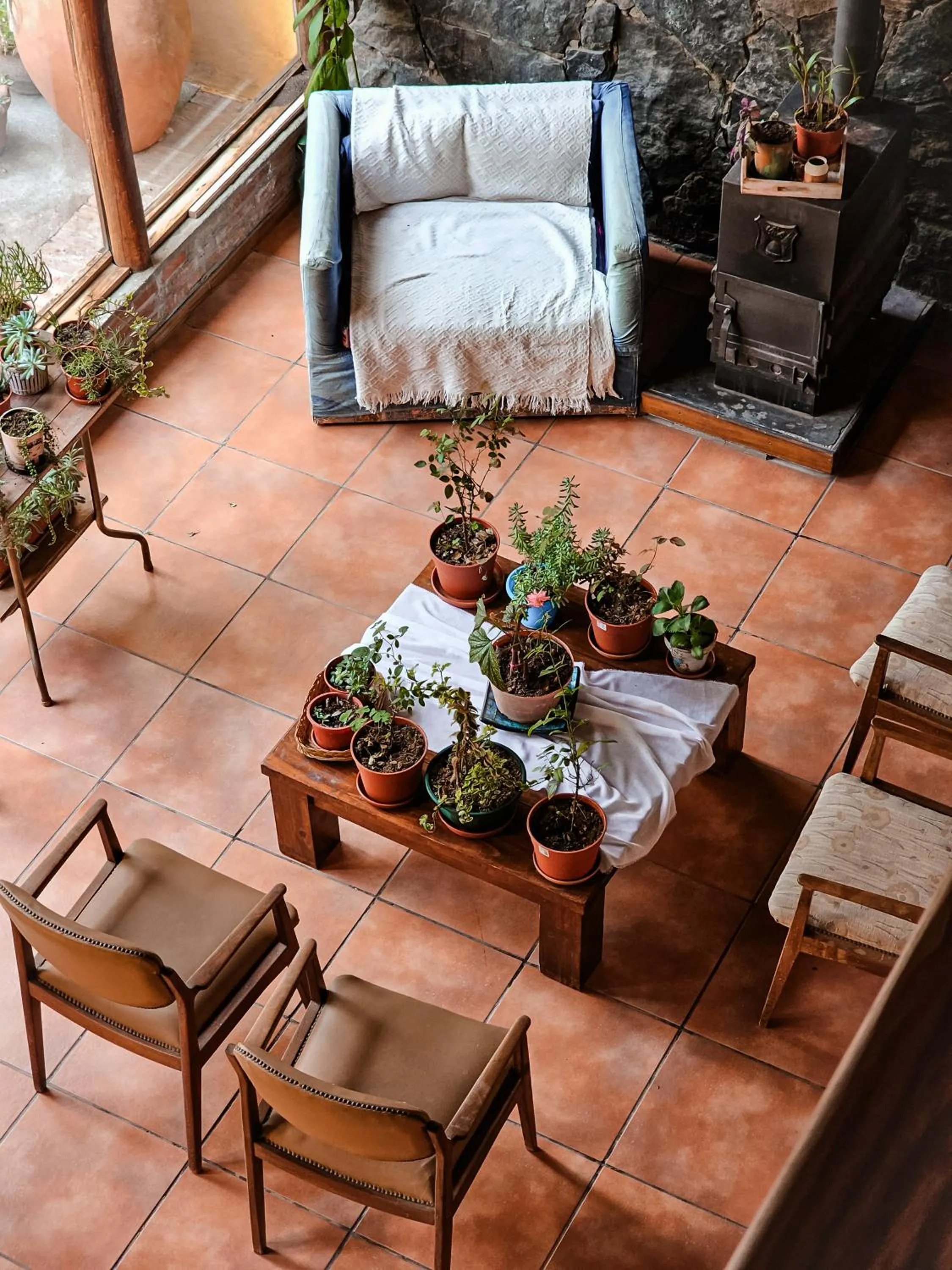 Living room in Posada Quellen