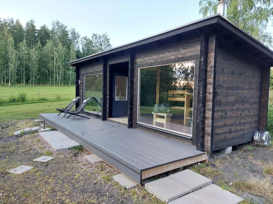 Sauna in Villa Mustalahti