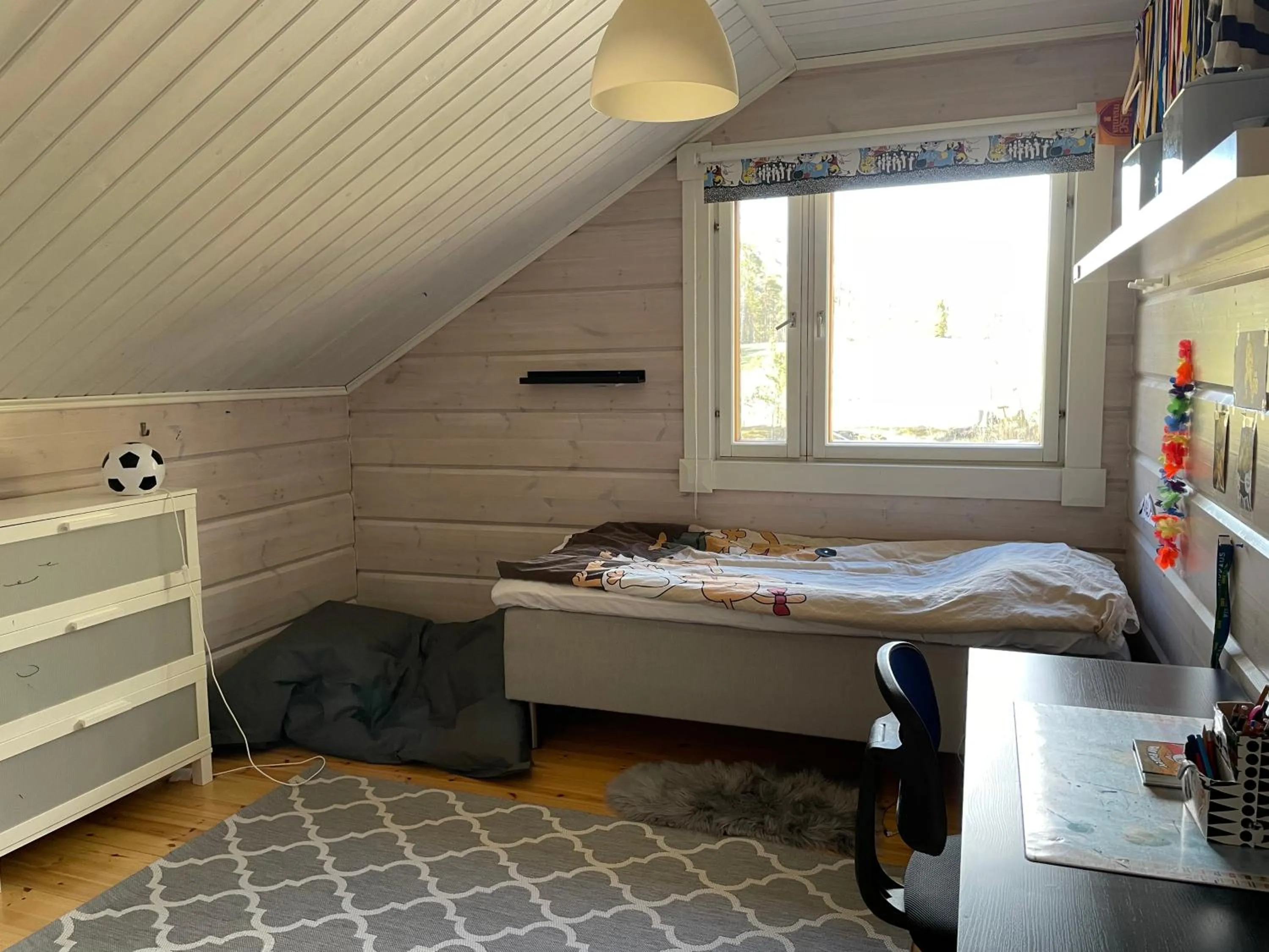 Bed in Villa Mustalahti