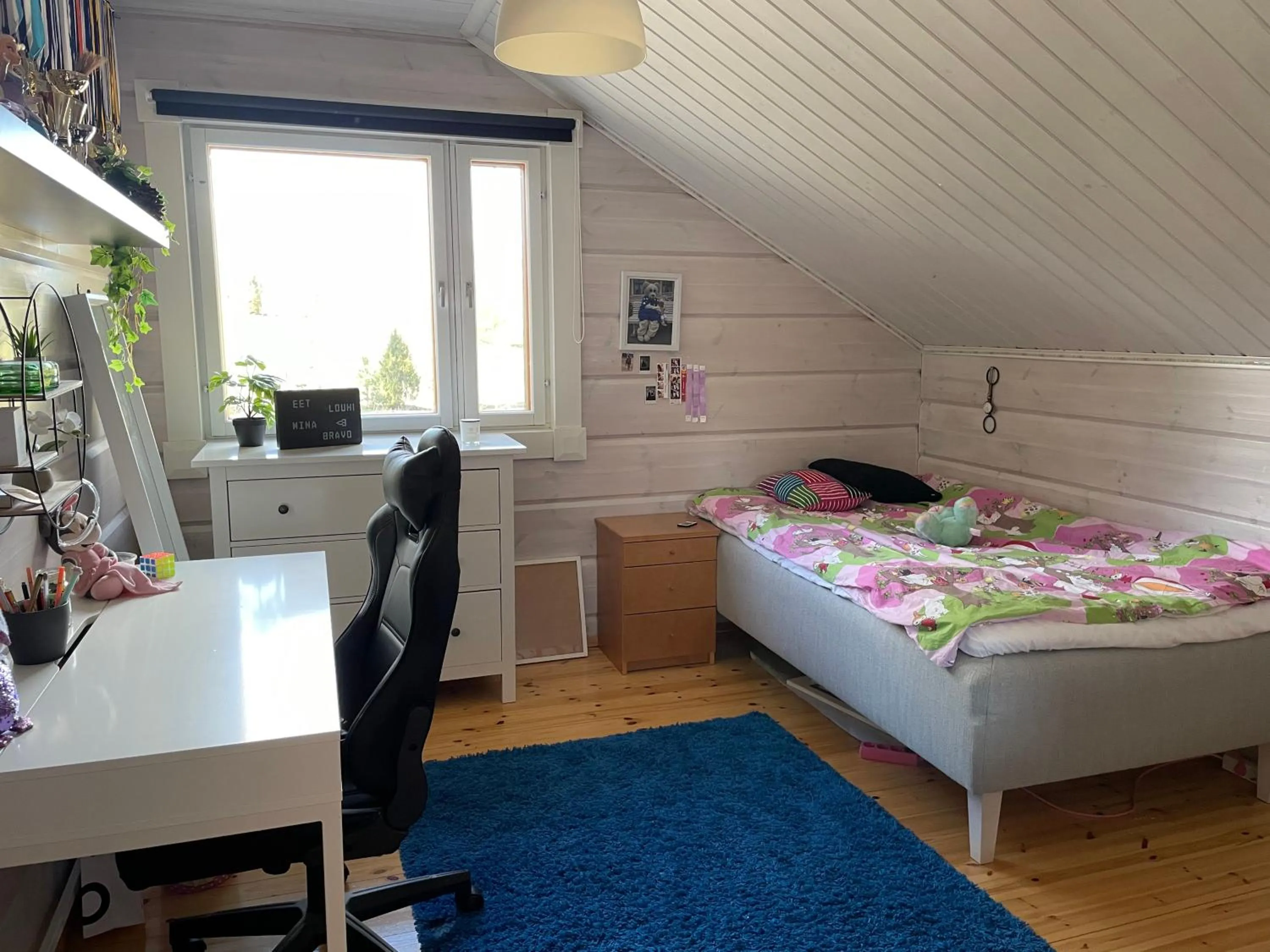 Bed in Villa Mustalahti