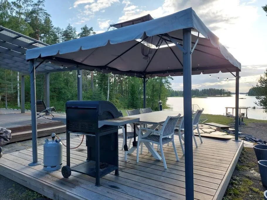 Balcony/Terrace in Villa Mustalahti