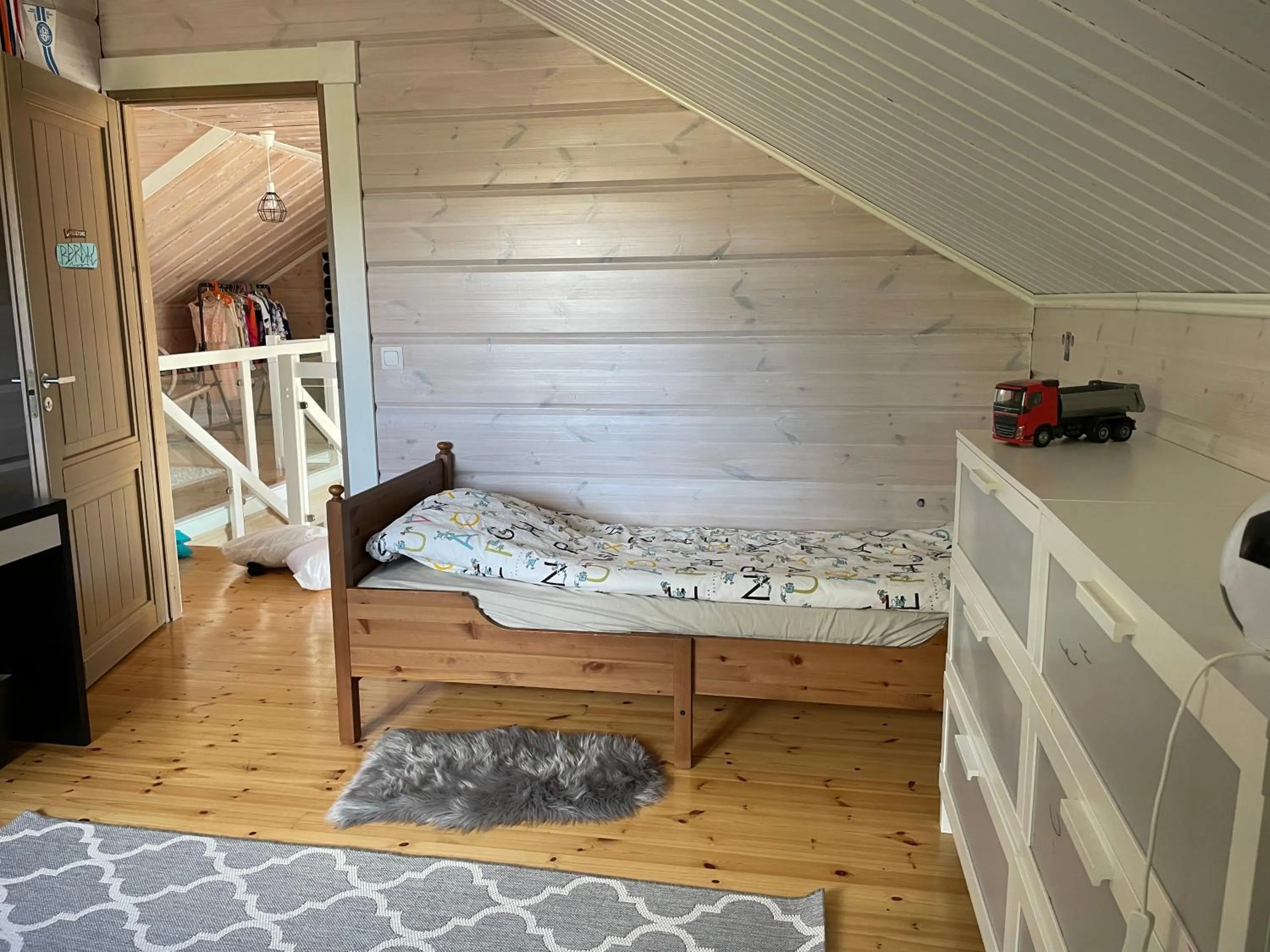 Bed in Villa Mustalahti