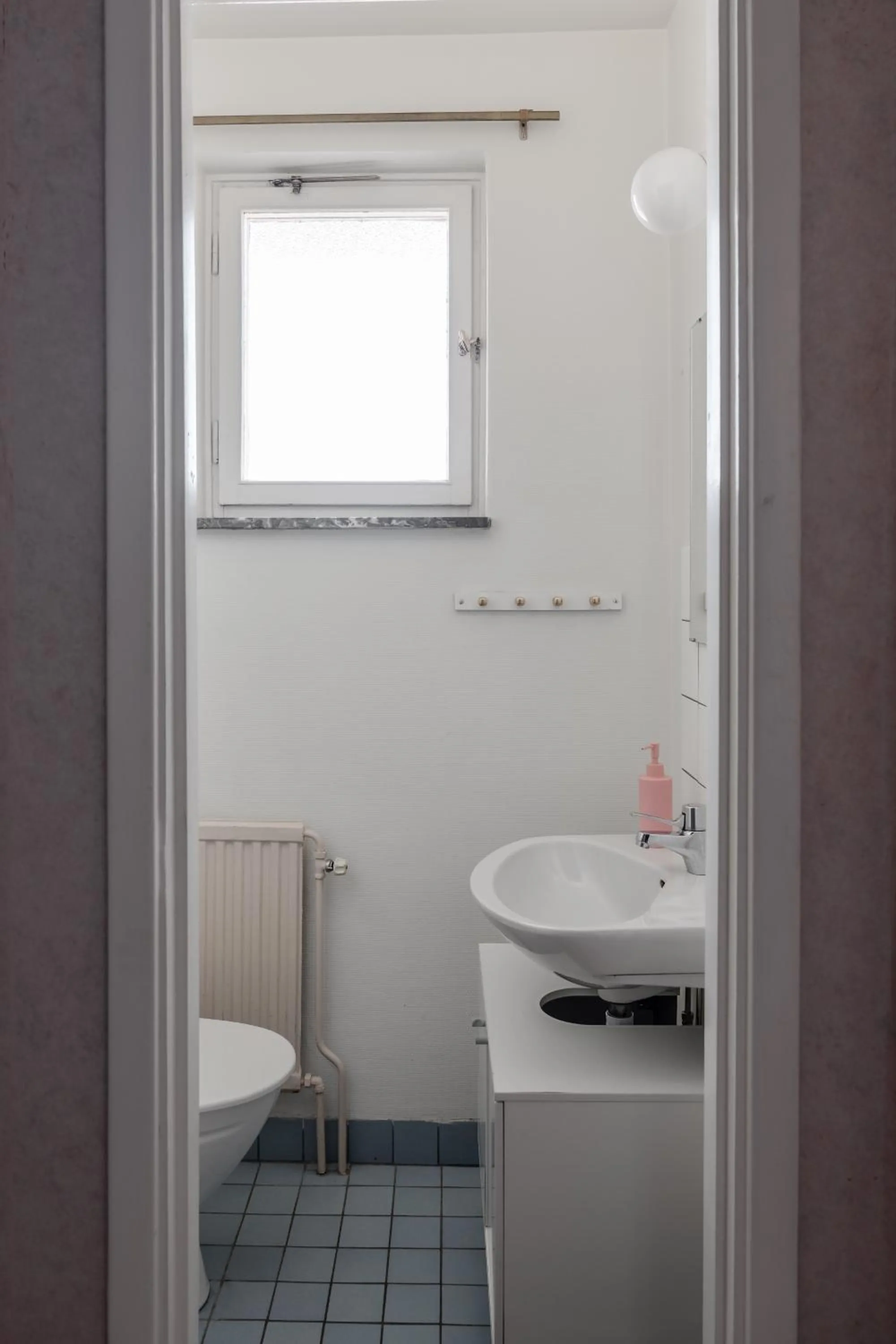 Bathroom in Saxvikens vandrarhem