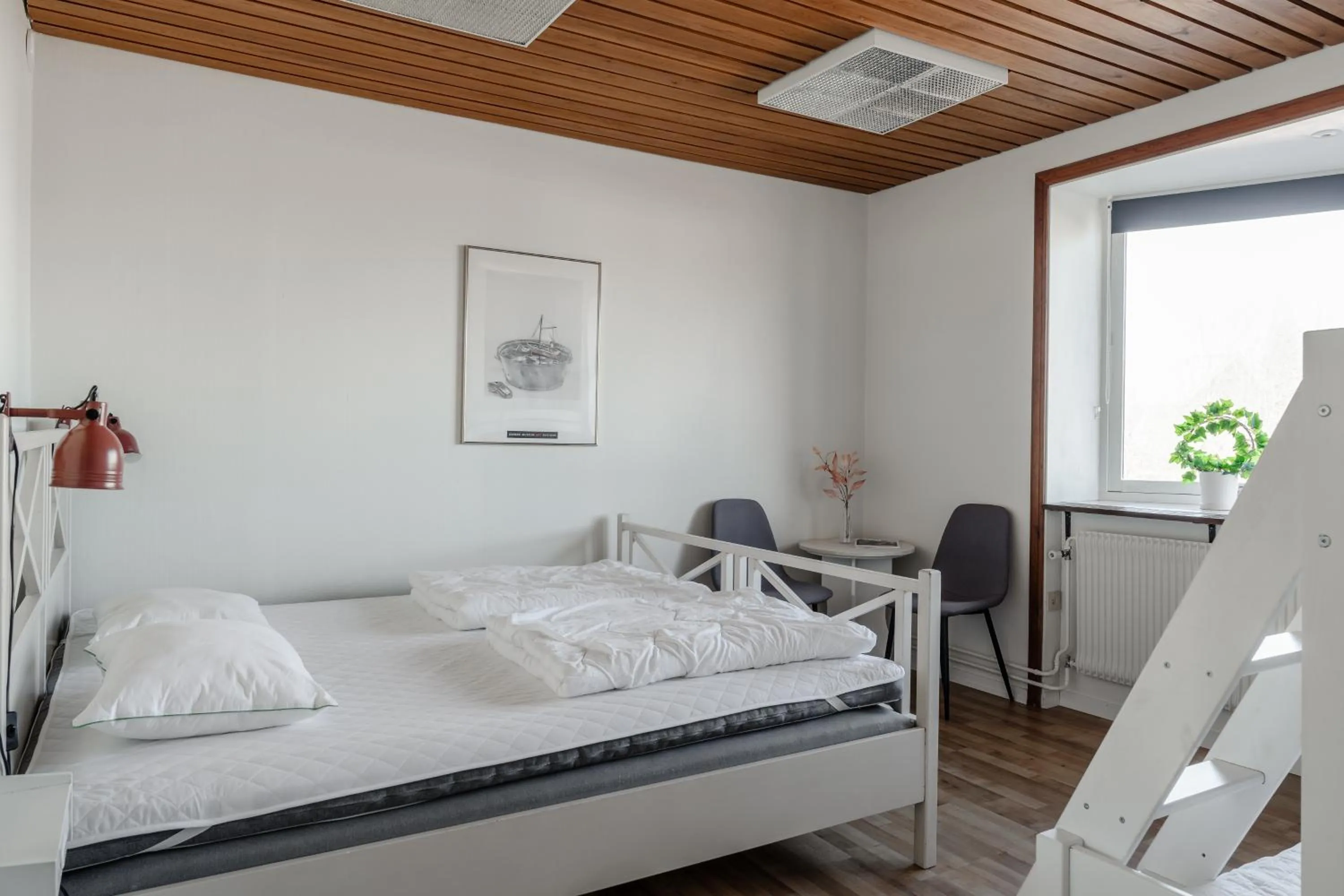 Bedroom, Bed in Saxvikens vandrarhem