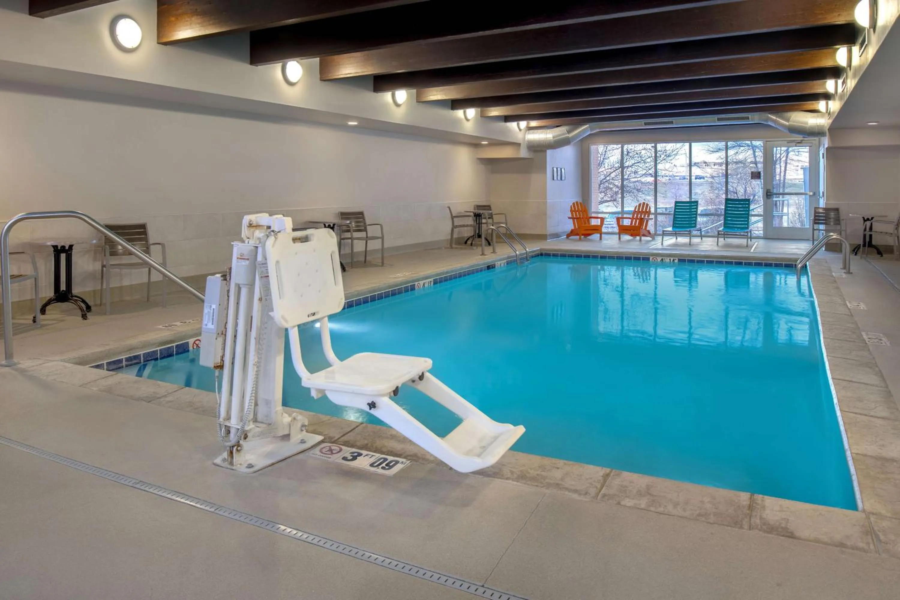 Pool view in Home2 Suites By Hilton Omaha West